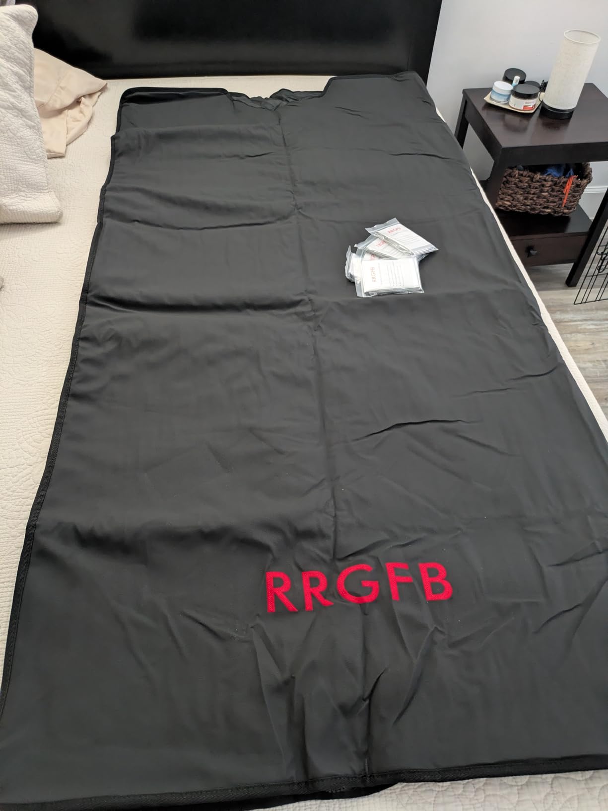 Infrared Sauna Blanket for Home, Low EMF Carbon Crystal Heating, Portable Dry Sauna Bag customer photo 2