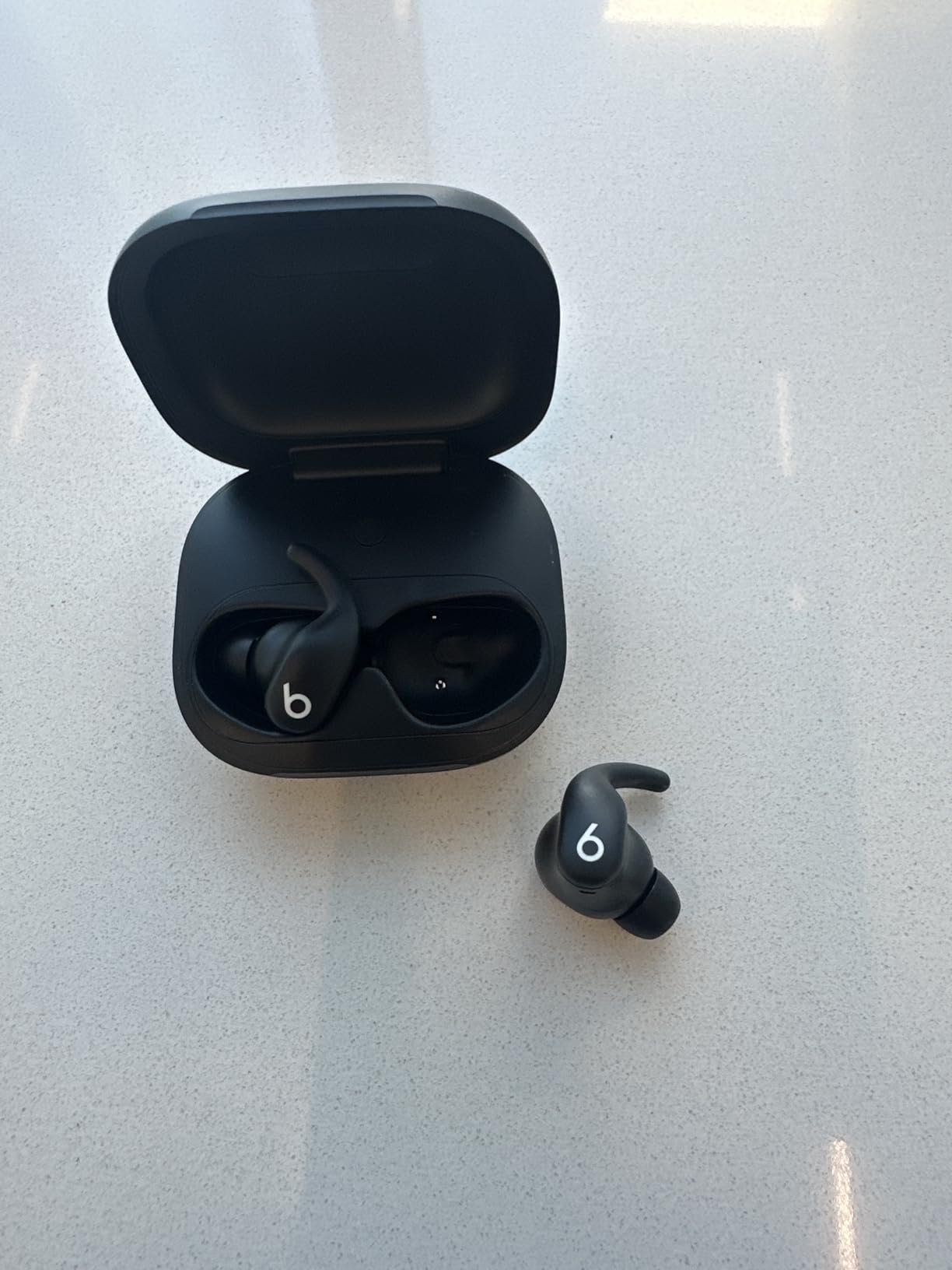 Powerbeats Fit - Wireless Noise Cancelling Workout Earbuds with Secure-Fit Wingtips, Up to 30-Hour Battery Life, Sweat & Water Resistant, Apple & Android Compatible - Gravel Gray customer photo 1