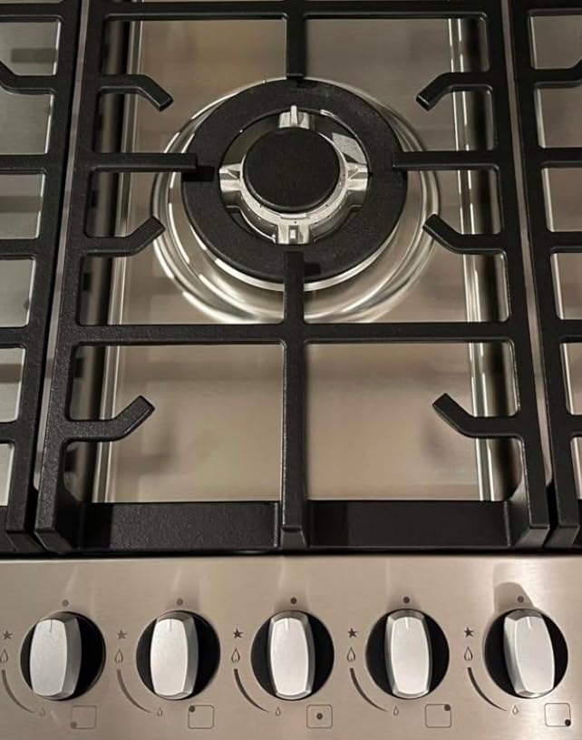 30 Inch Hybrid Gas & Induction Combo Cooktop, 5 Burners (2 Gas+3 Induction) | 12000 BTU Boost, Child Safety Lock, Bridge Griddle Mode, Drop-in Cooktop for Kitchen, 6700W customer photo 2