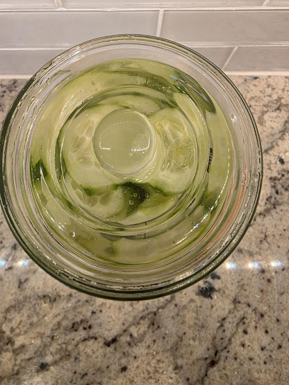 Fermentation Kit with Mason Jar - Fermenting Lids & Glass Weight Set | Easy vegetable fermenting starter set with burping lids for pickles, sauerkraut & probiotics; great starter set. customer photo 1