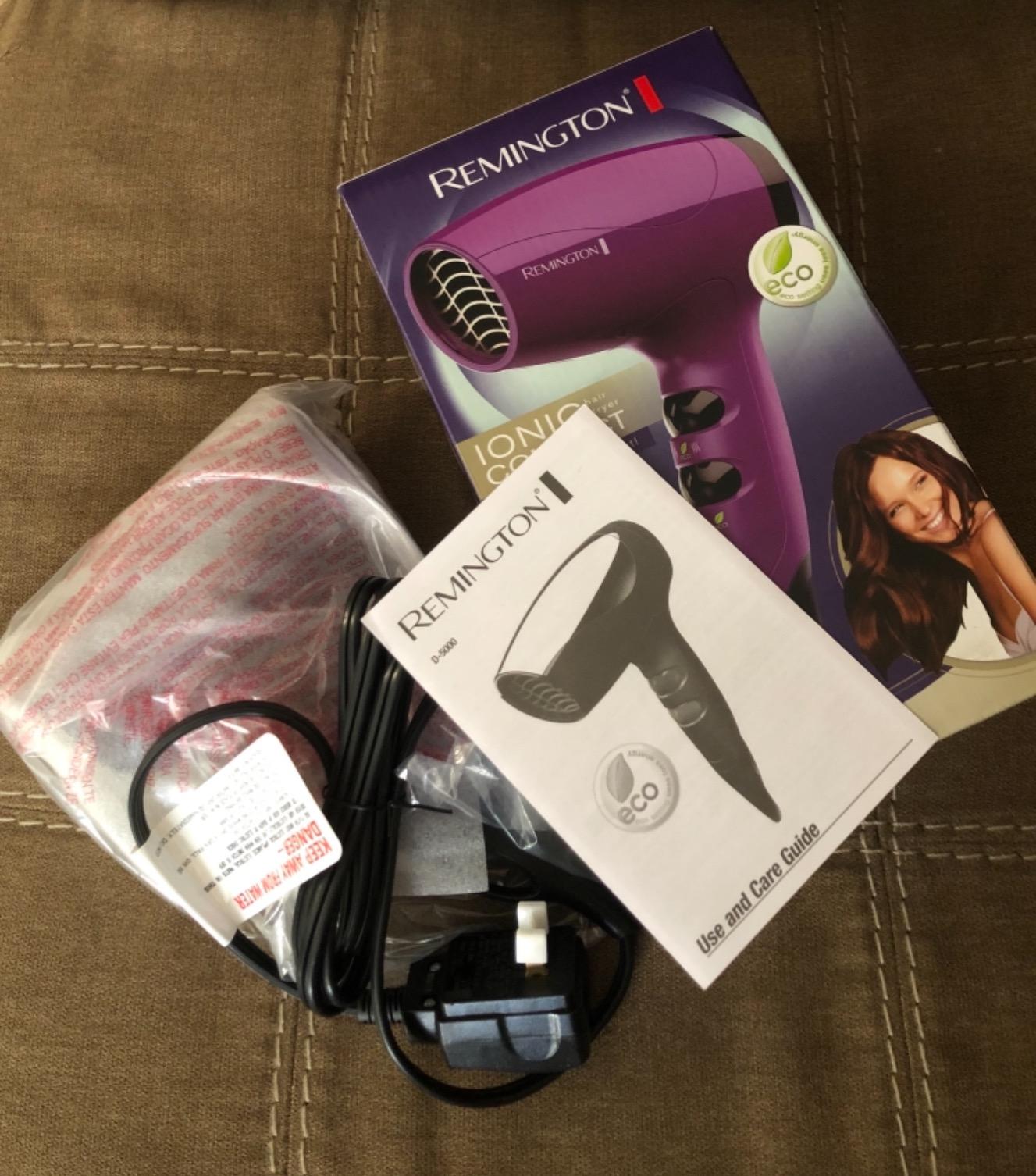 Remington Ionic Compact Hair Dryer, 1875W, Portable Anti-Frizz Dryer customer photo 2