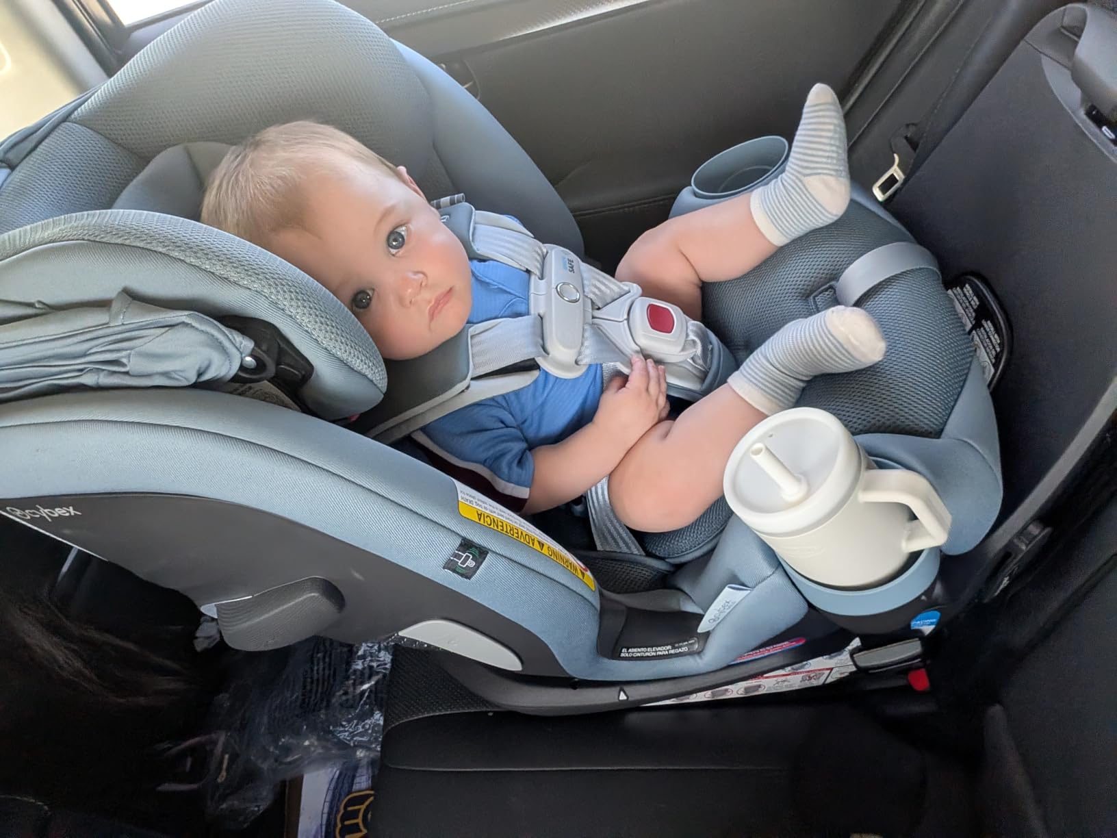 Cybex Callisto G 360 Rotating All-in-One Convertible Car Seat - Stormy Blue customer photo 1
