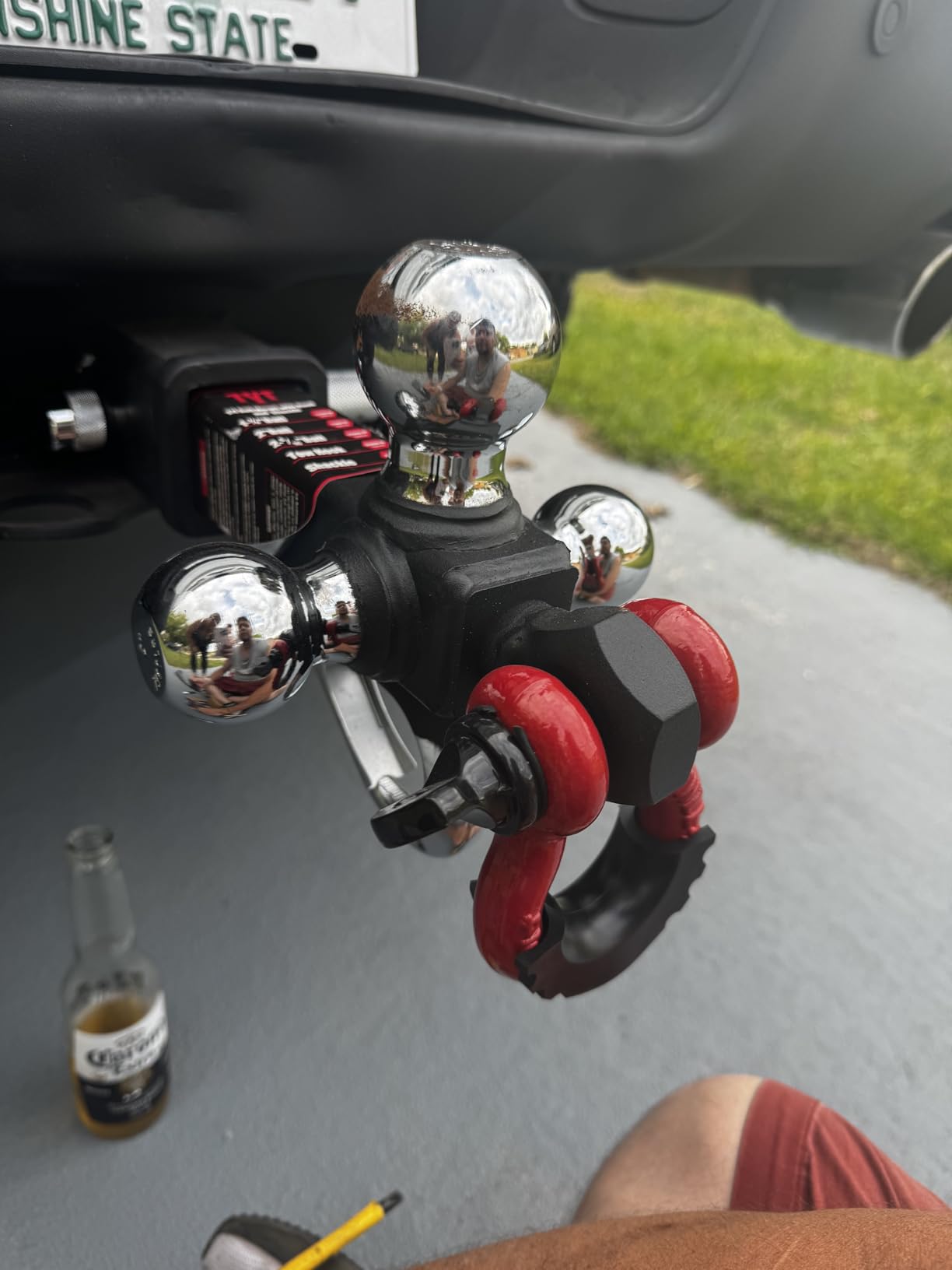 TYT Adjustable 5-in-1 Tri-Ball Hitch Ball Mount for 2-Inch Receiver | 4.5