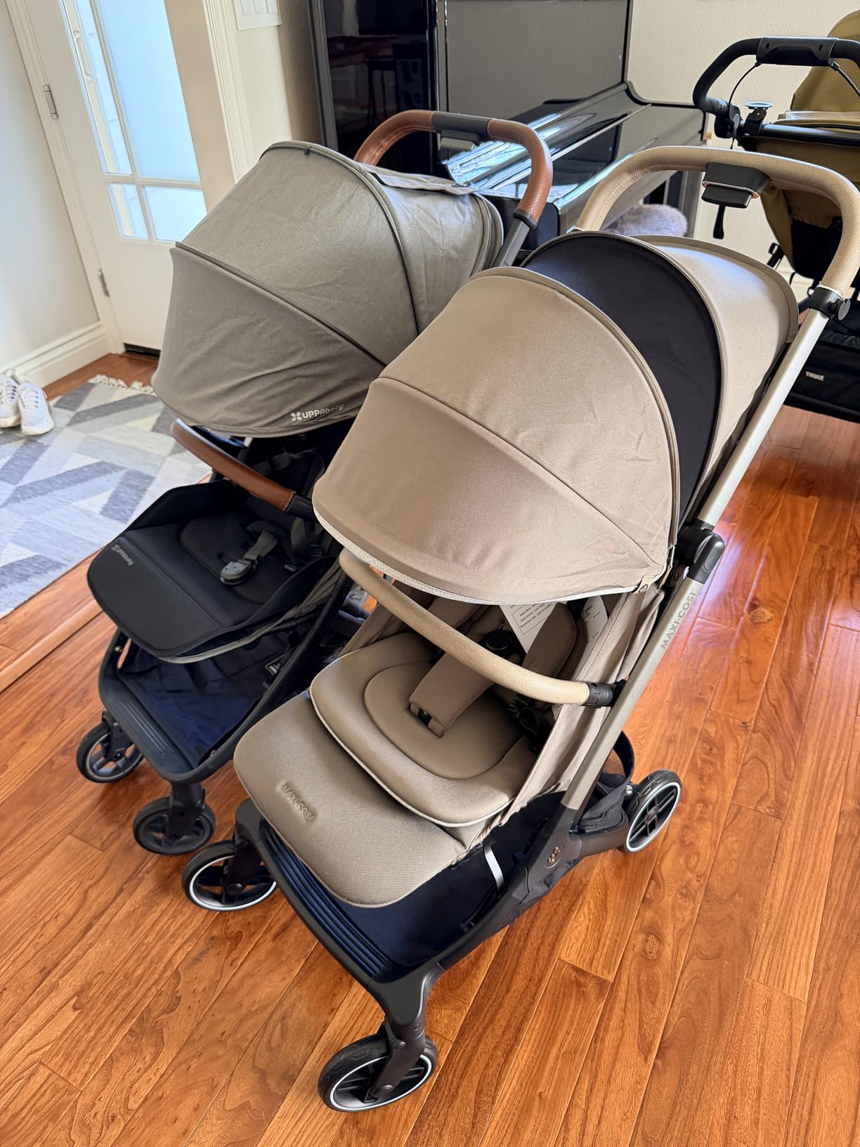 Maxi-Cosi Oxford Cabin Lightweight Travel Stroller for Airplane Flights, Portable Stroller for Family Travel, Truffle customer photo 1