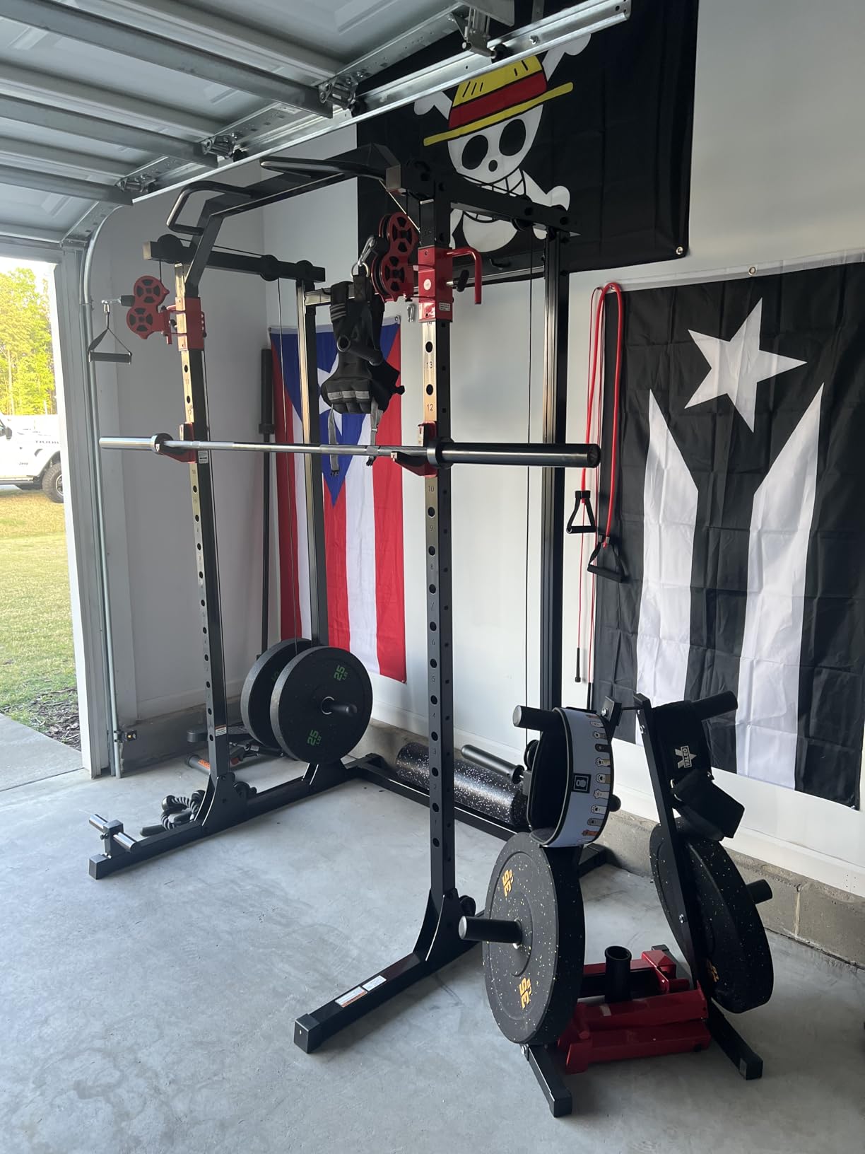 PAPABABE 7FT Olympic Barbell 45 lb Barbell 2 INCH 1000lbs/1500lbs Capacity Olympic Bar with Moderate Knurling For Squats Curls Deadlifts customer photo 2
