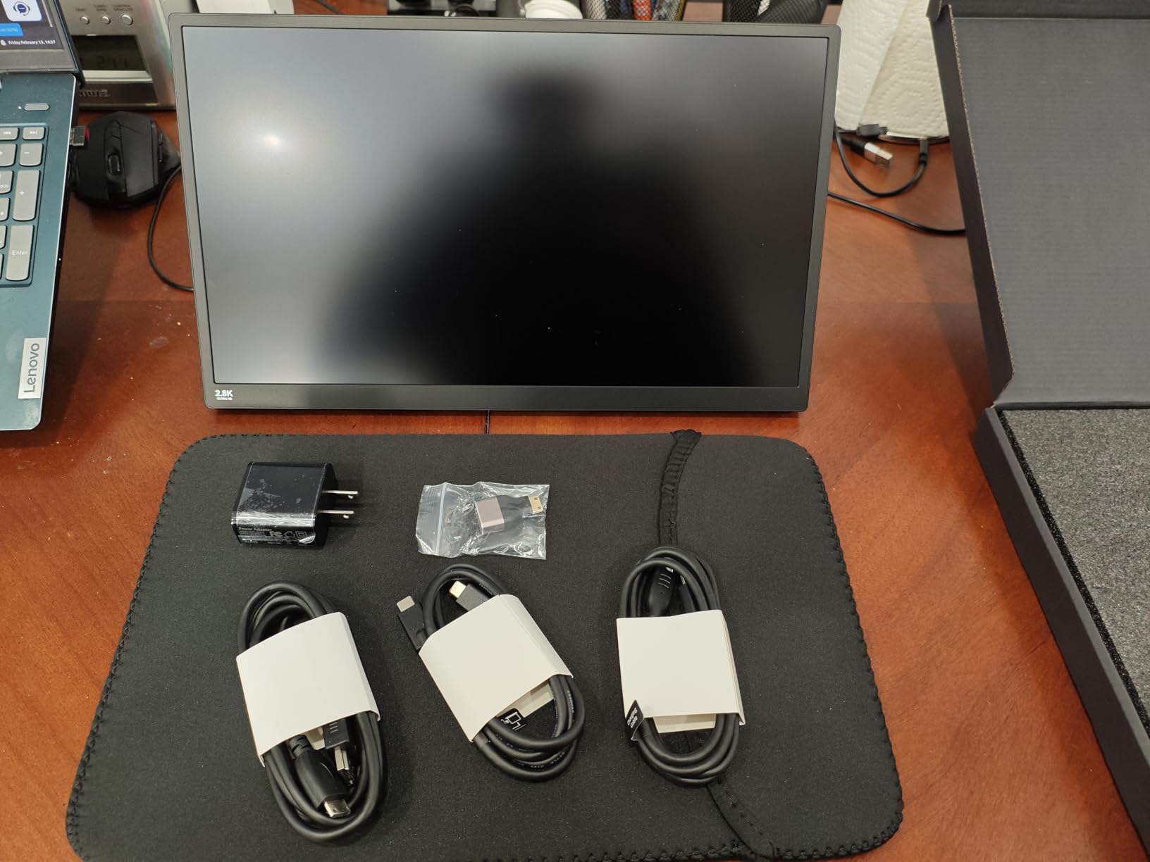2.5K 100Hz Portable Monitor Touchscreen, 15.6'' QHD 2880x1620 300 Nits 100% sRGB IPS Gaming Monitor w/VESA HDR FreeSync Eye Care USB-C HDMI External Second Screen for Laptop PC Phone Switch PS3/4/5 customer photo 2