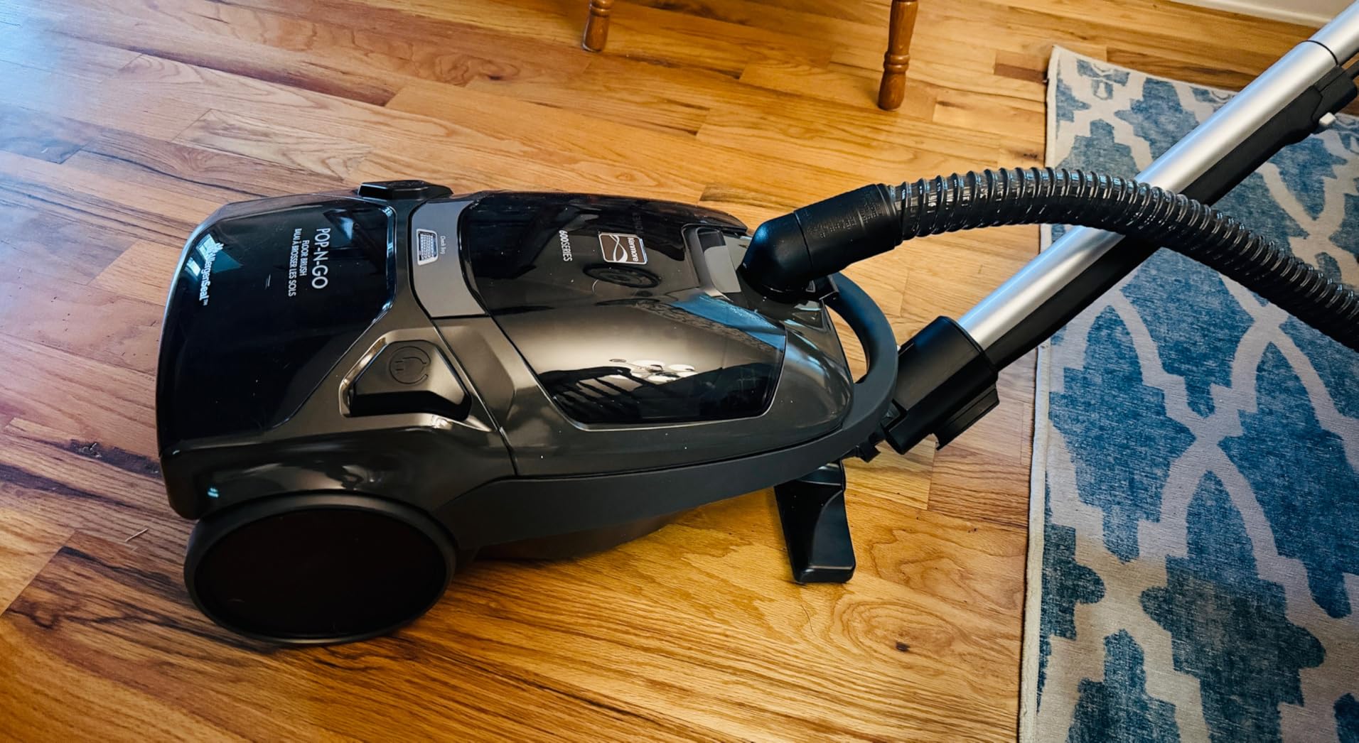 Kenmore 400 Series Bagged Canister Vacuum with Hair Eliminator Brushroll | Pet Friendly, Lightweight, 2-Motor Design, HEPA Filter, LED Headlight and Auto Cord Rewind - BC3006 customer photo 1
