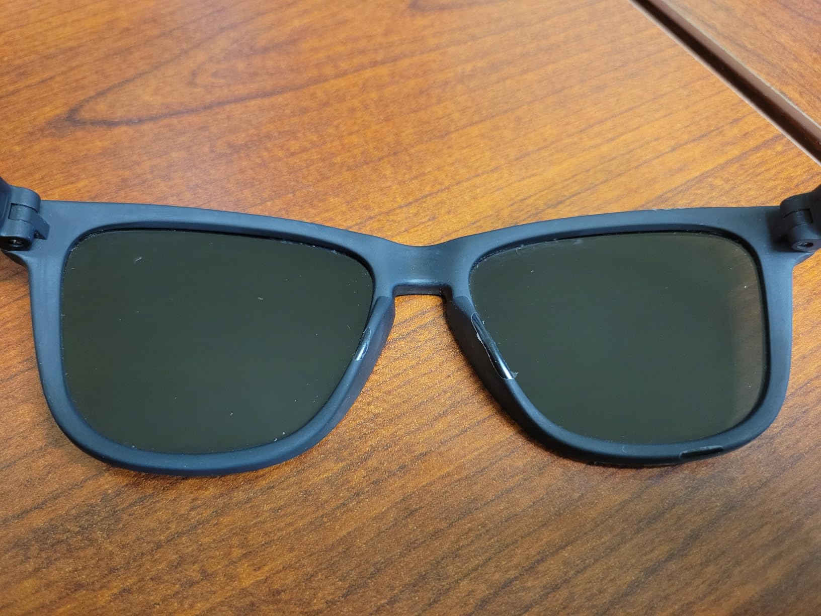 A Unicorn's Calamity Polarized Sunglasses, Medium Sized (OG) | Black Solid Frames with Black Non-Reflective Glare Reducing Lenses, UV400 Protection customer photo 2