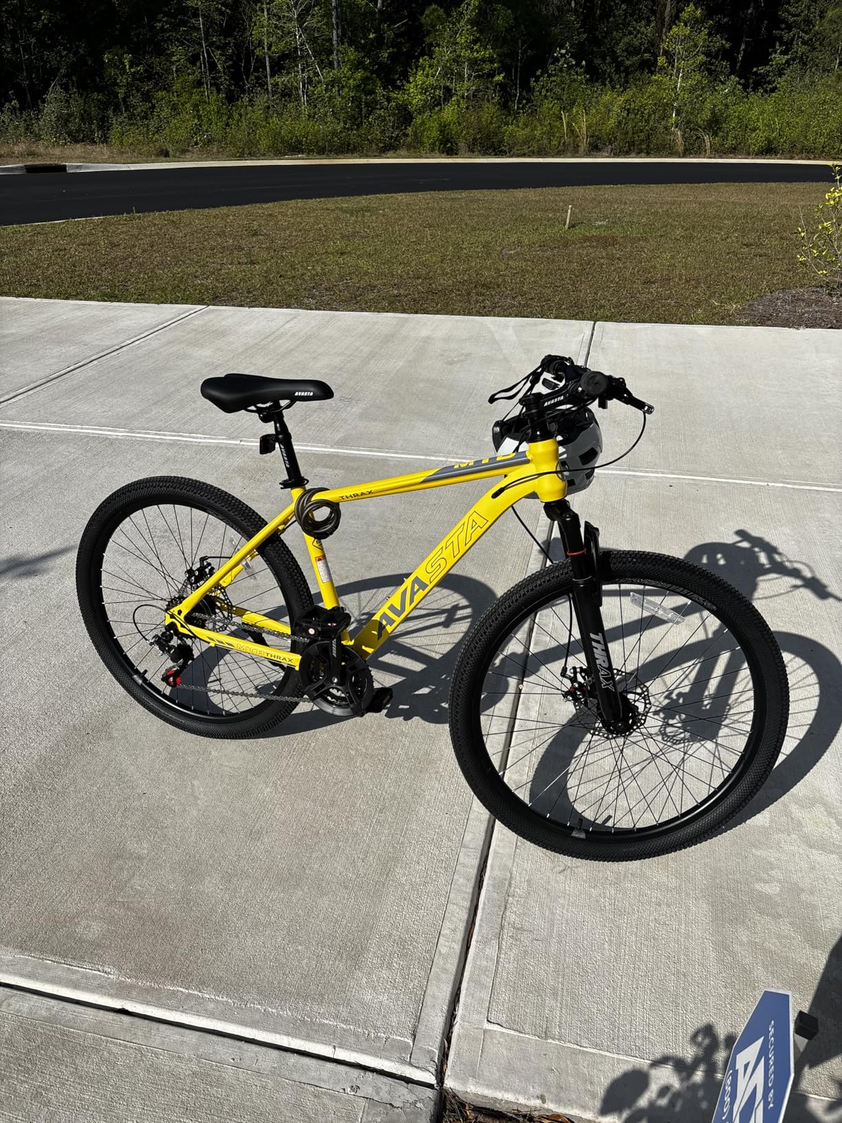 AVASTA Thrax 24 26 27.5 Inch Adult Men Male and Women MTB Mountain Bike | High Tensile Steel Frame, Dual Disc Brakes, Front Suspension, Smooth 21-Speed Gear Shifters, Half Hidden Brake Cables customer photo 1