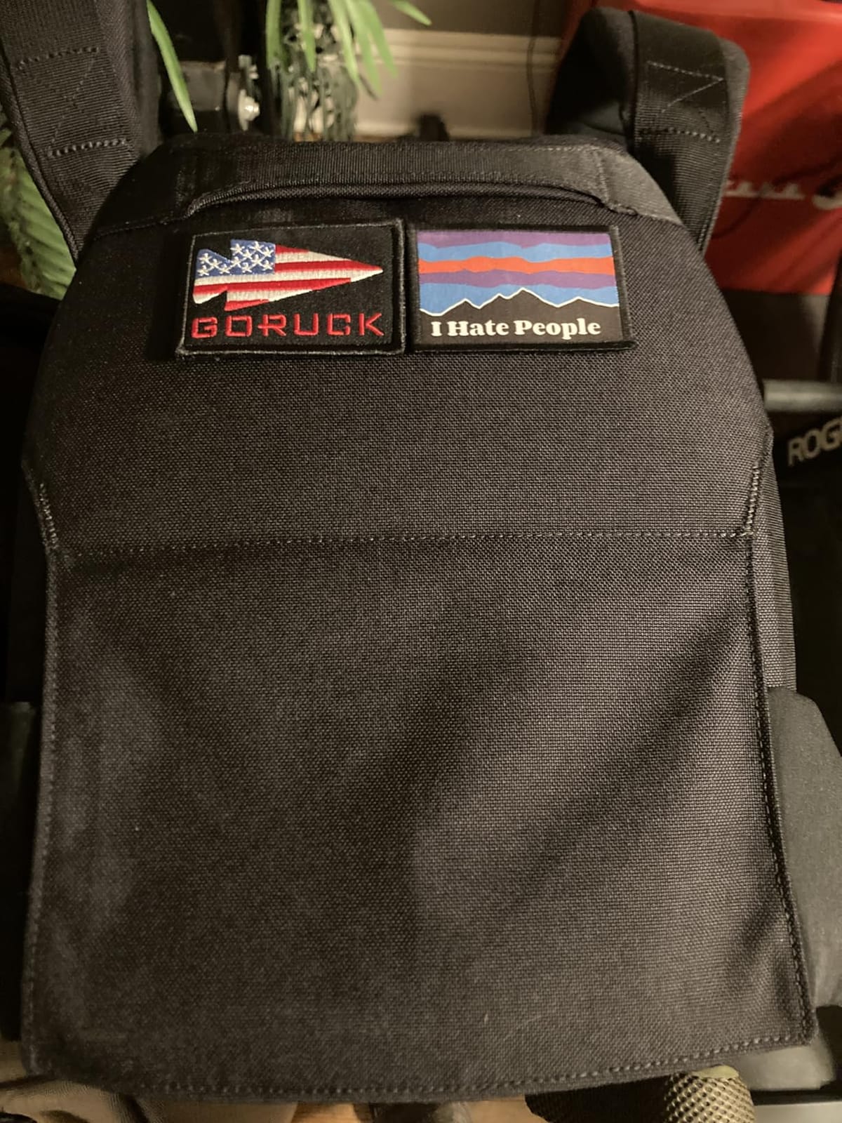 GORUCK Rucking Weighted Vest for Men and Women, Adjustable | Ergonomic Weight Vest for Walking, Running and Weight Loss Training, Storage Pocket, Fits GORUCK Curved Ruck Plates customer photo 2