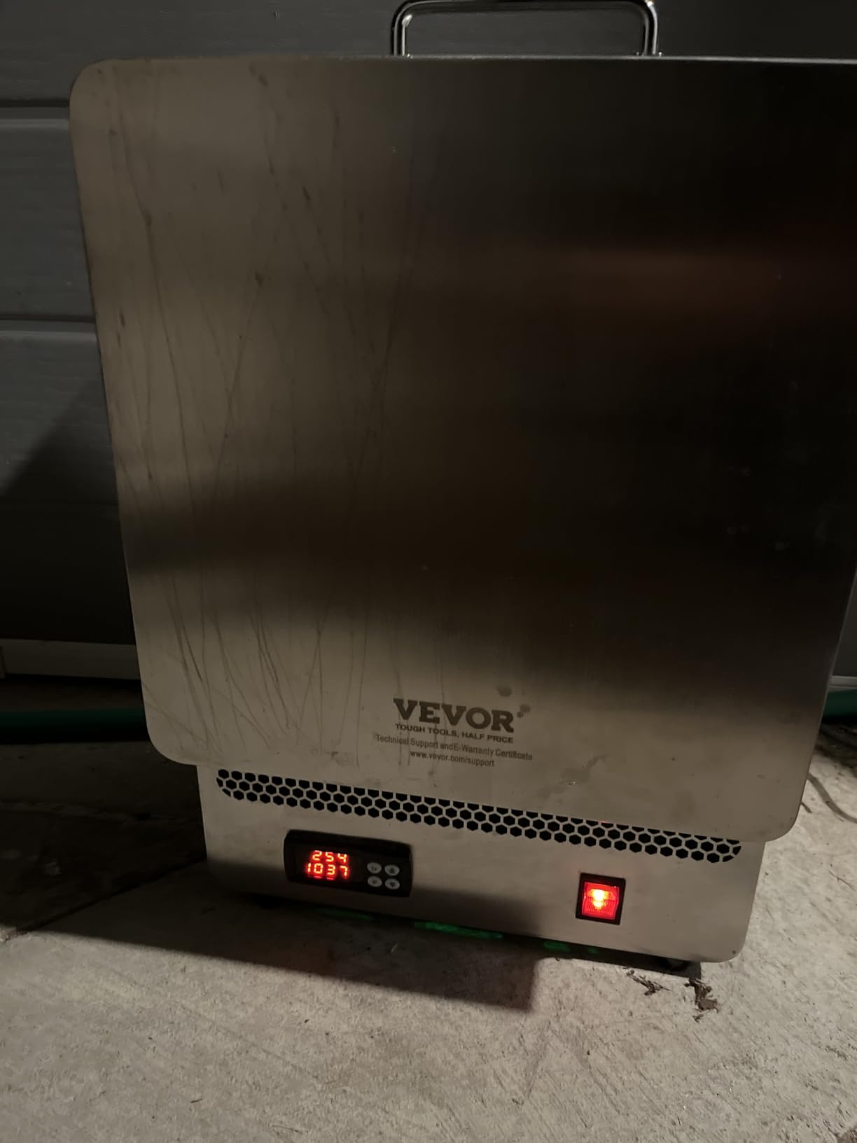VEVOR 1650W Programmable Electric Kiln, Digital Melting Furnace with Max Temperature 2192℉/1200℃ for Lost-Wax Casting, Clay DIY, Metal Annealing, Ceramic Firing, PID Temp Control customer photo 2