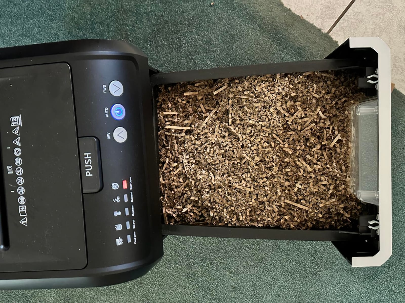 Bonsaii 200-Sheet Auto Feed Micro Cut Heavy Duty Paper Shredder for Office | 60-Min Nonstop Run, P4 High Security, Anti-Jam, 58dB Ultra-quiet, 8.1-Gal Bin with Casters, Large Commercial Shredder C283-A customer photo 1