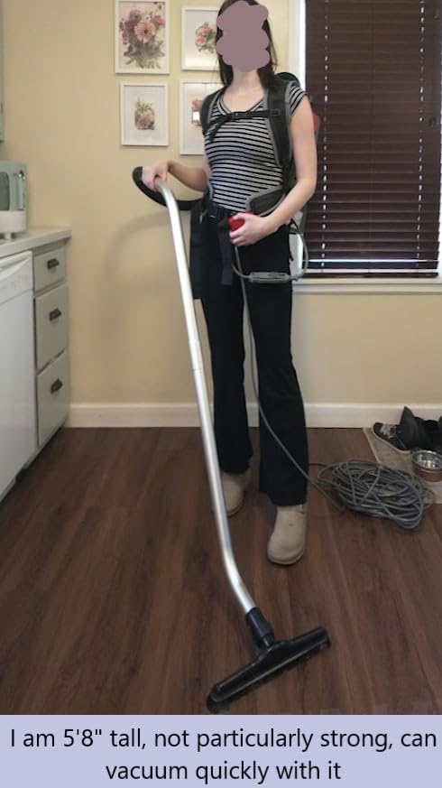 Sanitaire Transport Corded Backpack Vacuum, SC570A customer photo 2