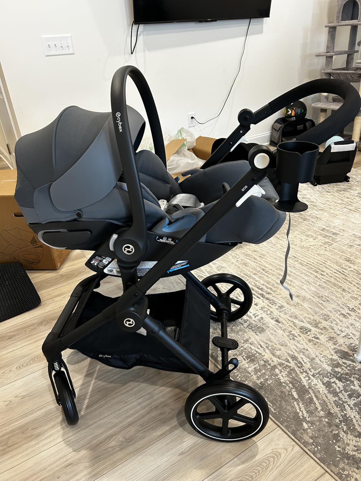 Cybex Cloud G Pro Comfort Extend Infant Car Seat - Moon Black customer photo 1