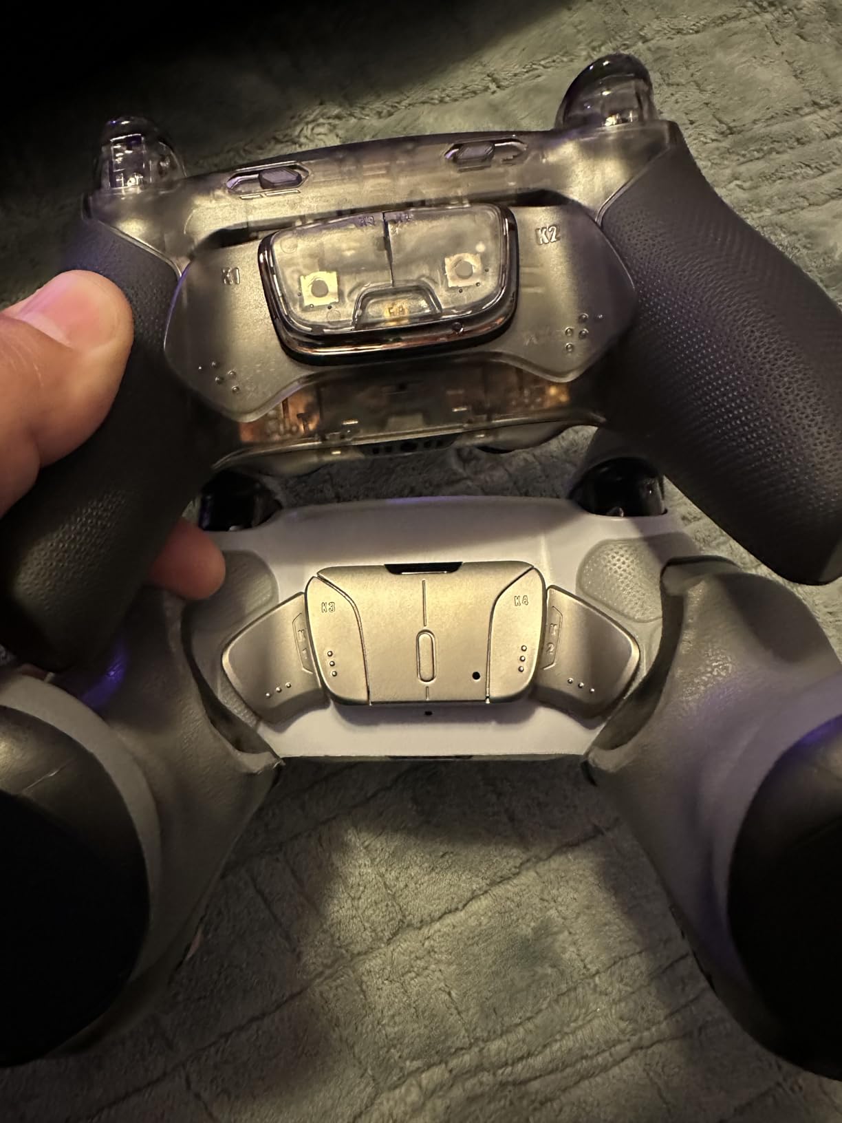 HEXGAMING ULTIMATE PRO Controller Compatible with ps5, Stardust Mocha customer photo 1