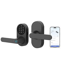 Aqara Smart Lock with Handle U300, Apple Home Key, Smart Lever Lock, Black | Matter Over Thread, Fingerprint Keyless Entry Door Lock, Touchscreen Keypad, Supports HomeKit, Alexa, Google customer photo 1