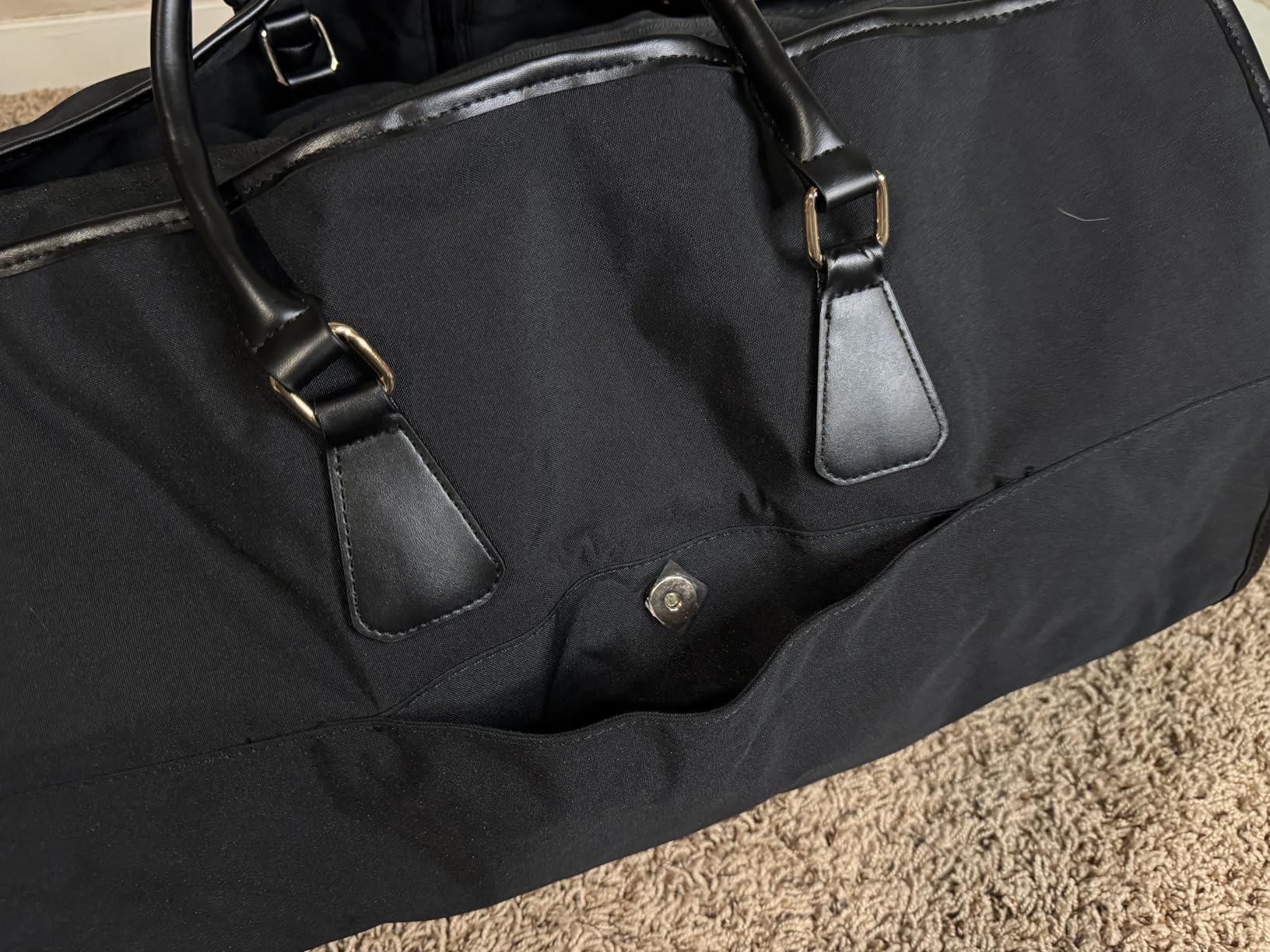LOVEVOOK Garment Bags for Travel,3 in 1 Garment Duffle Bags with Shoe Pouch | Carry on Garment Bag,Hanging Suitcase,Suit,Dress,Business,Travel Bag,Weekender Bag customer photo 2
