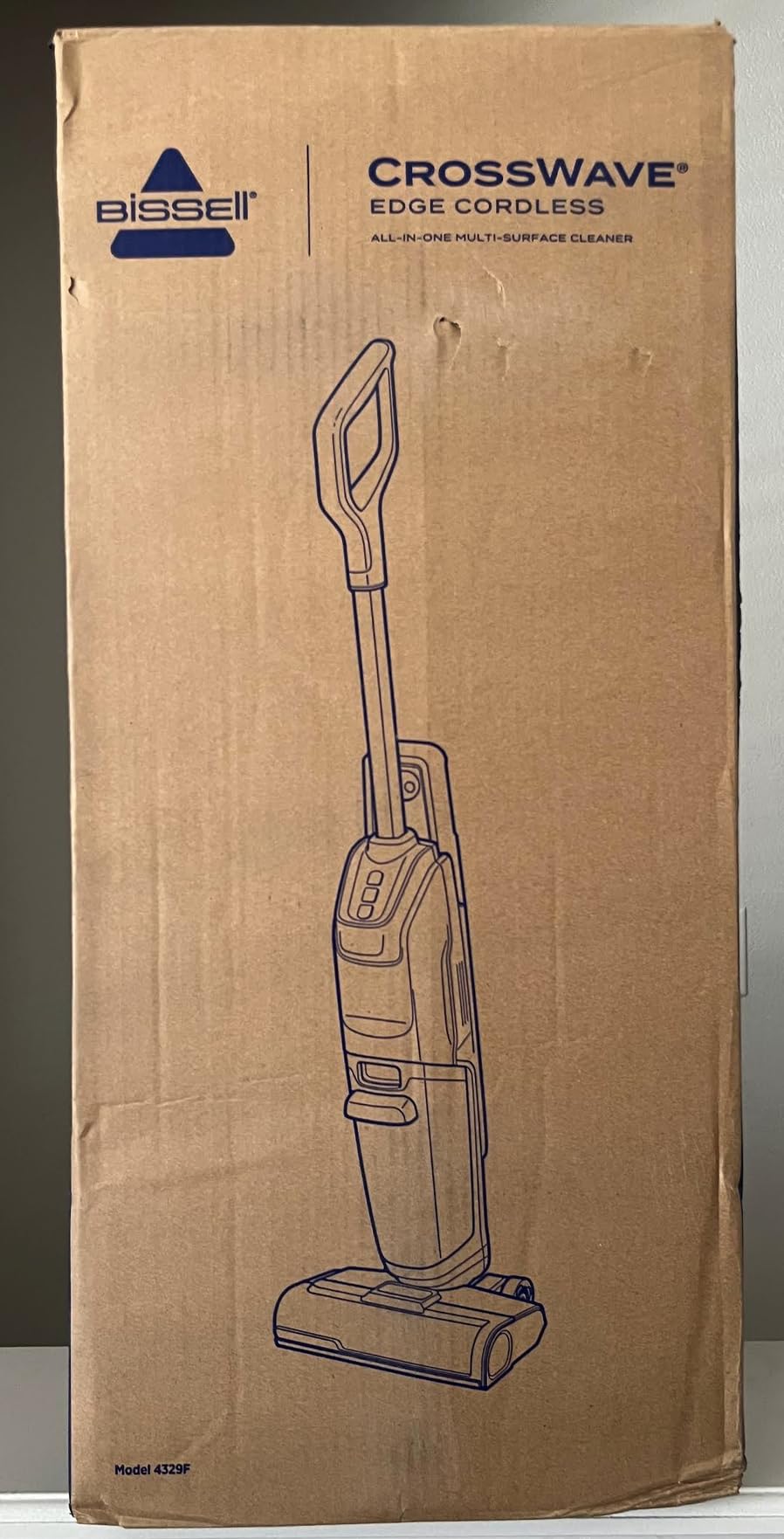 Bissell CrossWave Edge Cordless Wet Dry Vacuum with Edge Cleaning, Tangle-Free Pet Hair Brush Roll, 4329F customer photo 1
