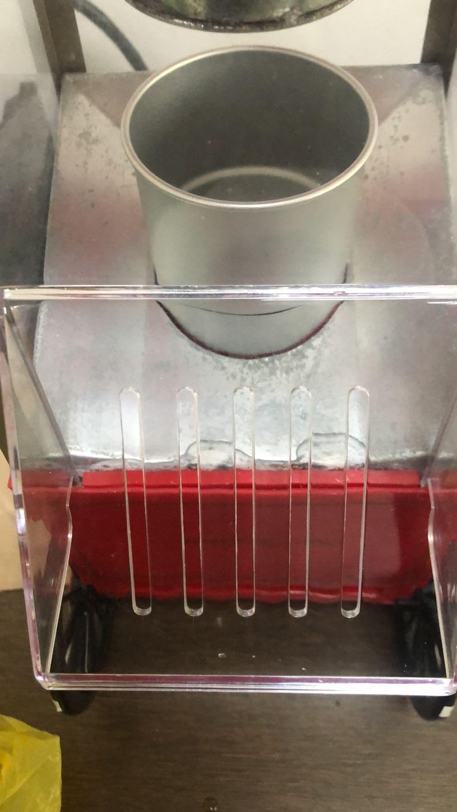 Nostalgia Retro Hot Air Popcorn Maker - 12 Cups Oil Free Popping - Countertop Machine with Measuring Cup - Healthy Snacks & Movie Nights - Red customer photo 1