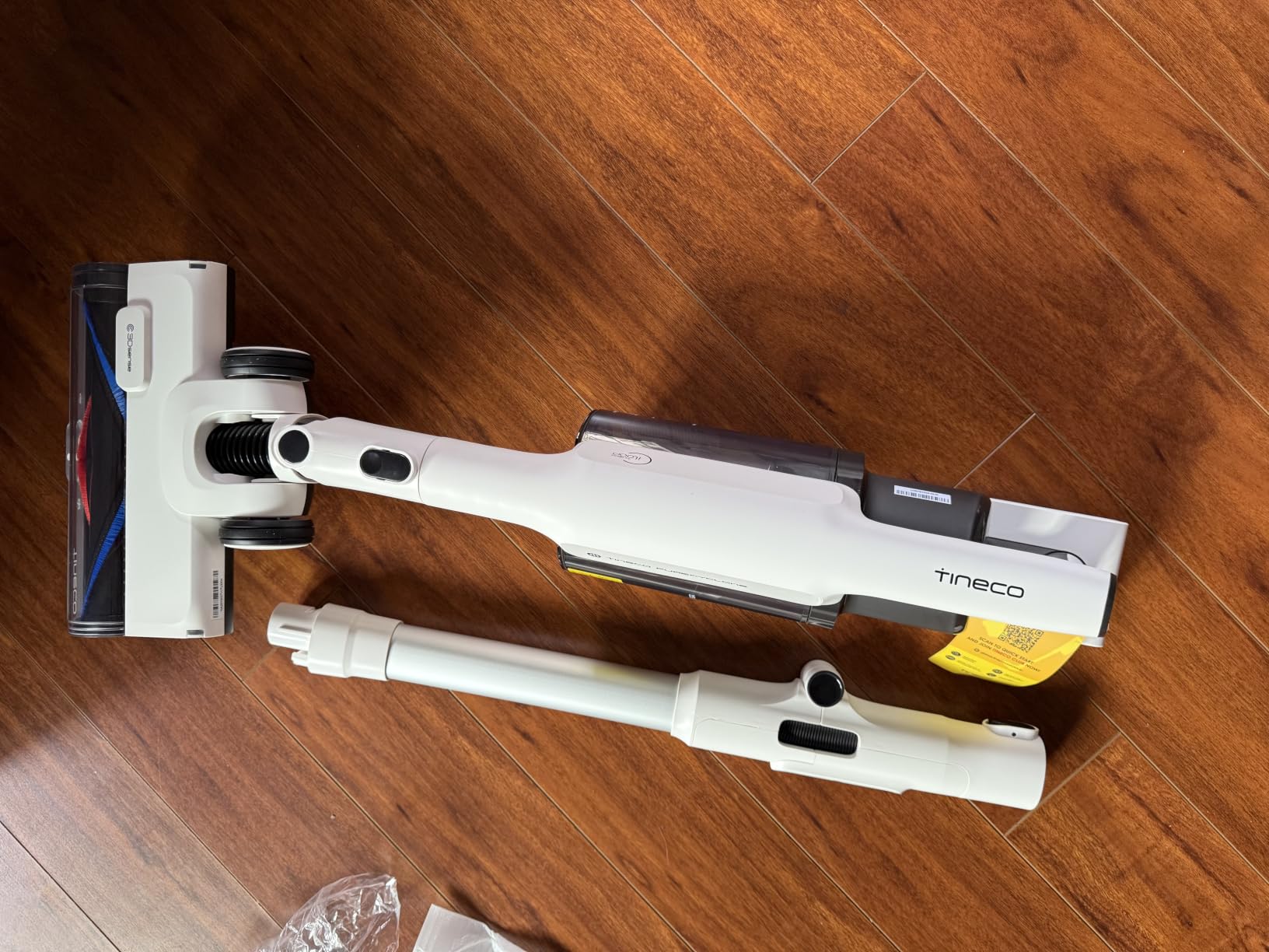 Tineco Pure One A50S Cordless Stick Vacuum Cleaner, 185W Suction, 1L Larger Dustbin, 3DSense Power Brush, PureCyclone Tech, Easily Tackles Large Debris customer photo 1