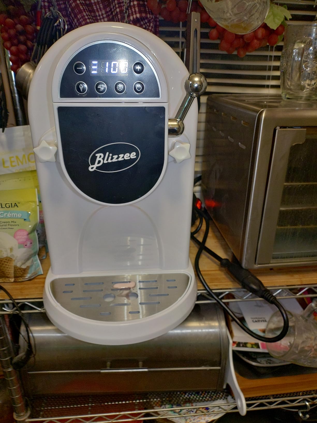 Soft Serve Ice Cream Machine 1.25Qt | No Pre-Freezing Countertop Ice Cream Maker for Home | Built-In Compressor | Adjustable Hardness, LED Display | Frozen Yogurt, Gelato, Dairy Free customer photo 2