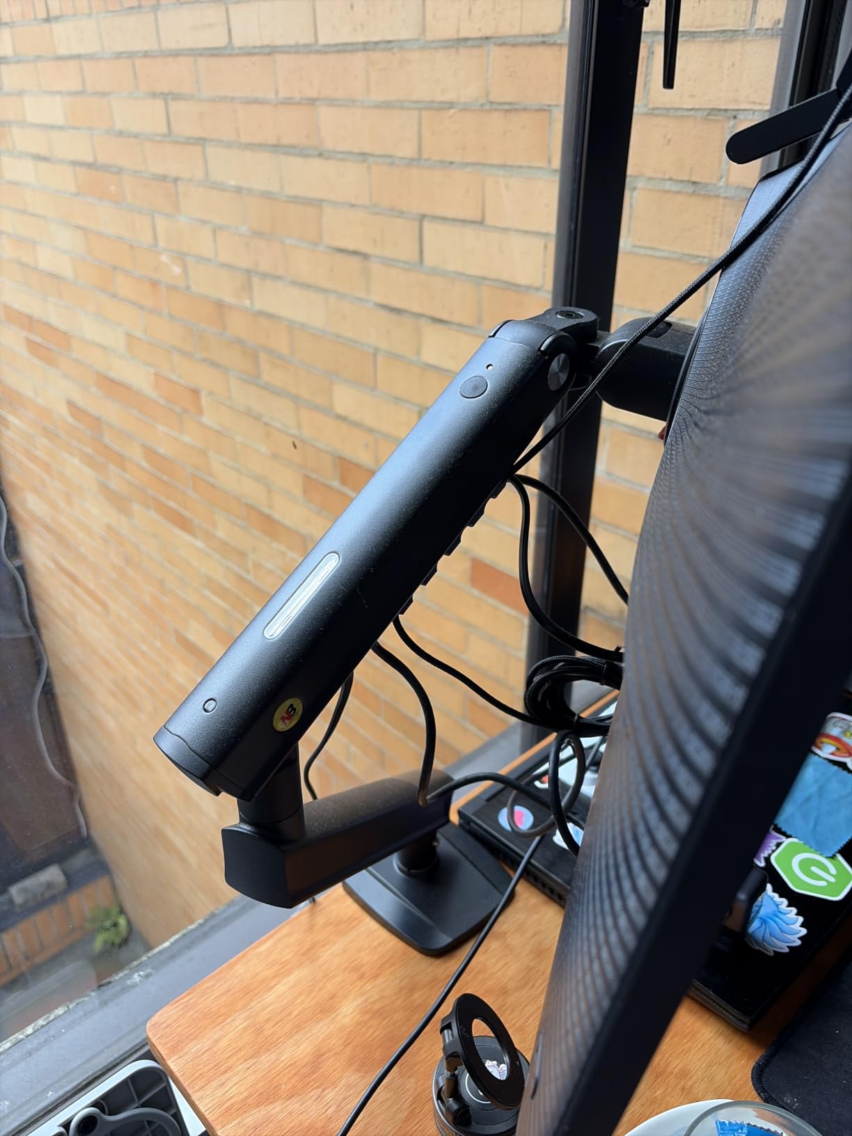 NB SmooVEx Monitor Mount, Monitor Stand fits up to 32 Inch, Mechanical Spring Mount, VESA 75/100 mm, Model-A5(Black) customer photo 1