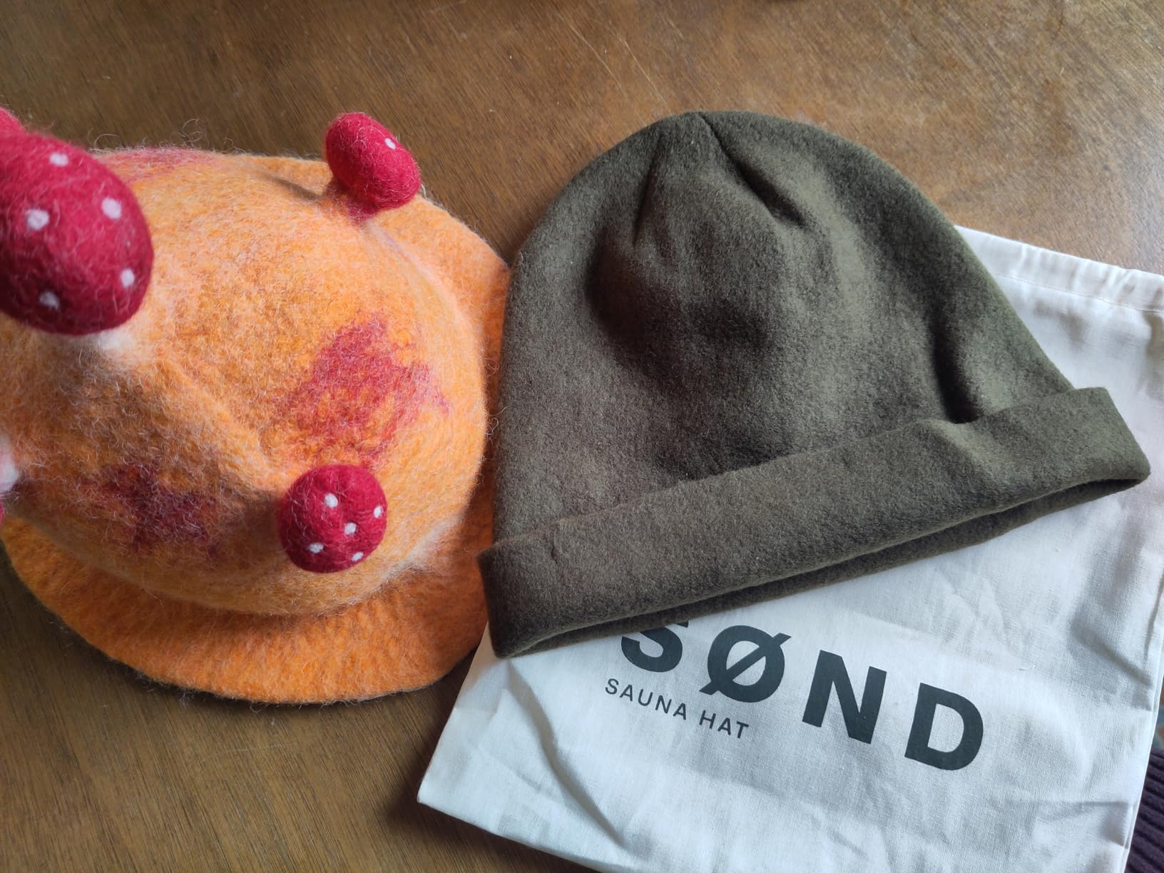 Sauna Hat - Natural Merino Wool Sauna Accessory for Heat Protection - Eco-Friendly, Lightweight & Durable customer photo 1