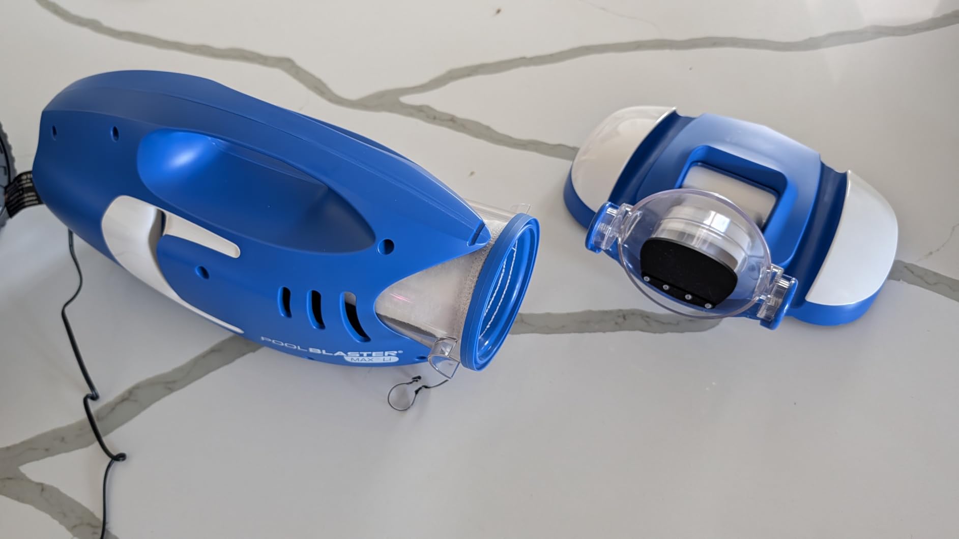 NEW 2026 POOL BLASTER Max Cordless Pool Vacuum for Inground & Above Ground Pools, More Suction Power, 60 Min Runtime, Omni-Directional Rollers, Easy Charging, Handheld, Rechargeable Pool Cleaner Vac customer photo 2