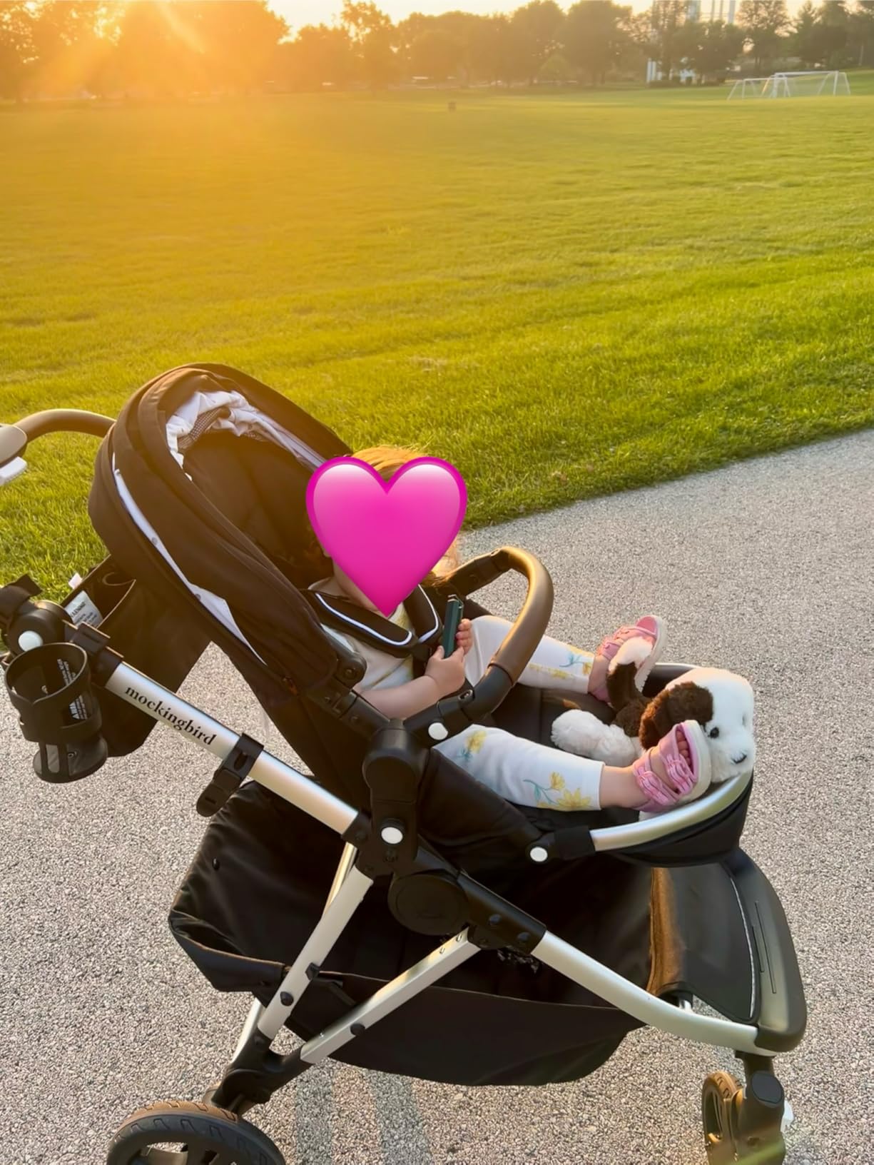 Mockingbird Single-to-Double Stroller 3.0 - Convertible Full Size Baby Stroller for 1, 2, or 3 Kids with 44 Possible configurations, Travel System Compatible - Oat customer photo 1