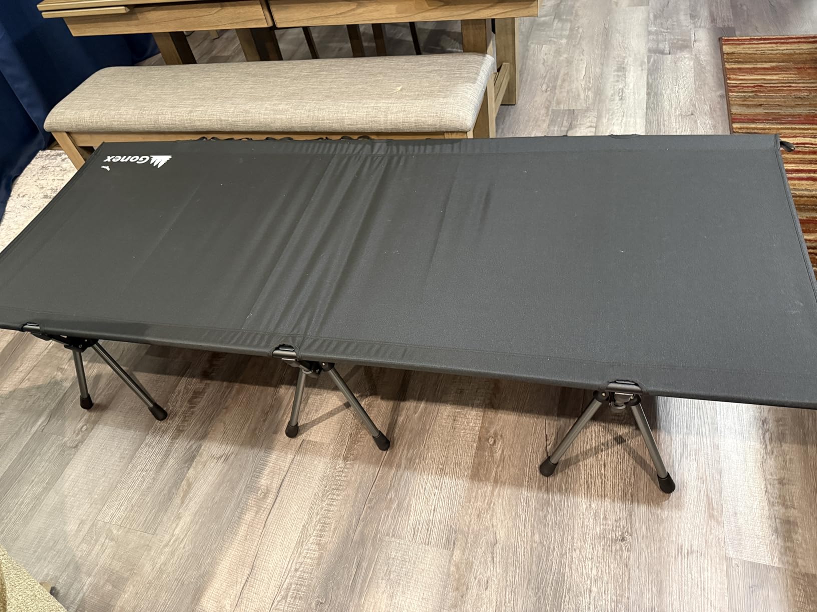 Gonex Camping Tent Cot 1 Person Folding Off-Ground Cot Supports 350 lbs | 31.5