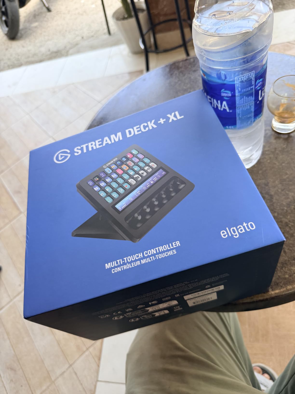 Stream Deck + XL Control Platform, Dials, Touch Strip | 36 customizable macro keys, Six multifunction dials, Touch strip display, Hundreds of integrations, USB-C for PC and Mac customer photo 1