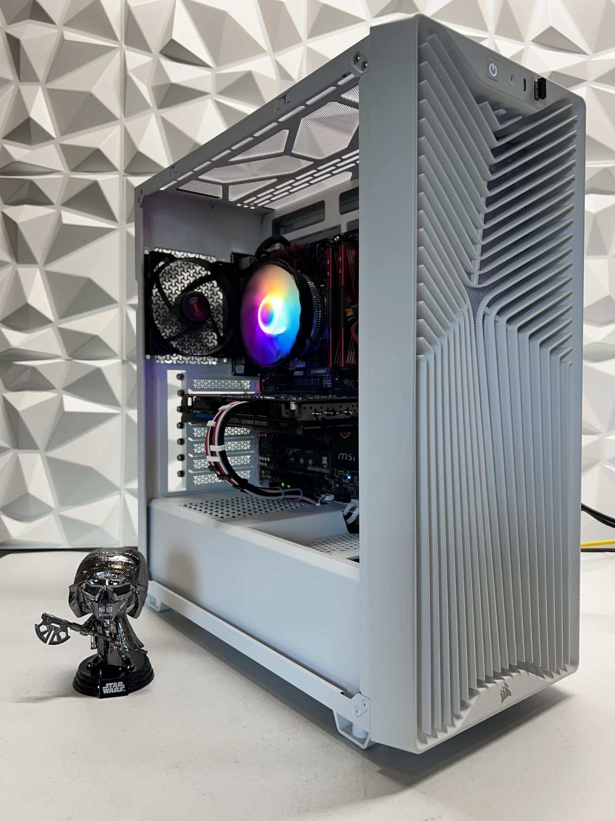 3200D RS Mid-Tower PC Case - Black | 3x RS120 PWM Fans Included, GPU Anti-sag Stabilization Arm, ASUS BTF, MSI Project Zero, Gigabyte Project Stealth customer photo 1
