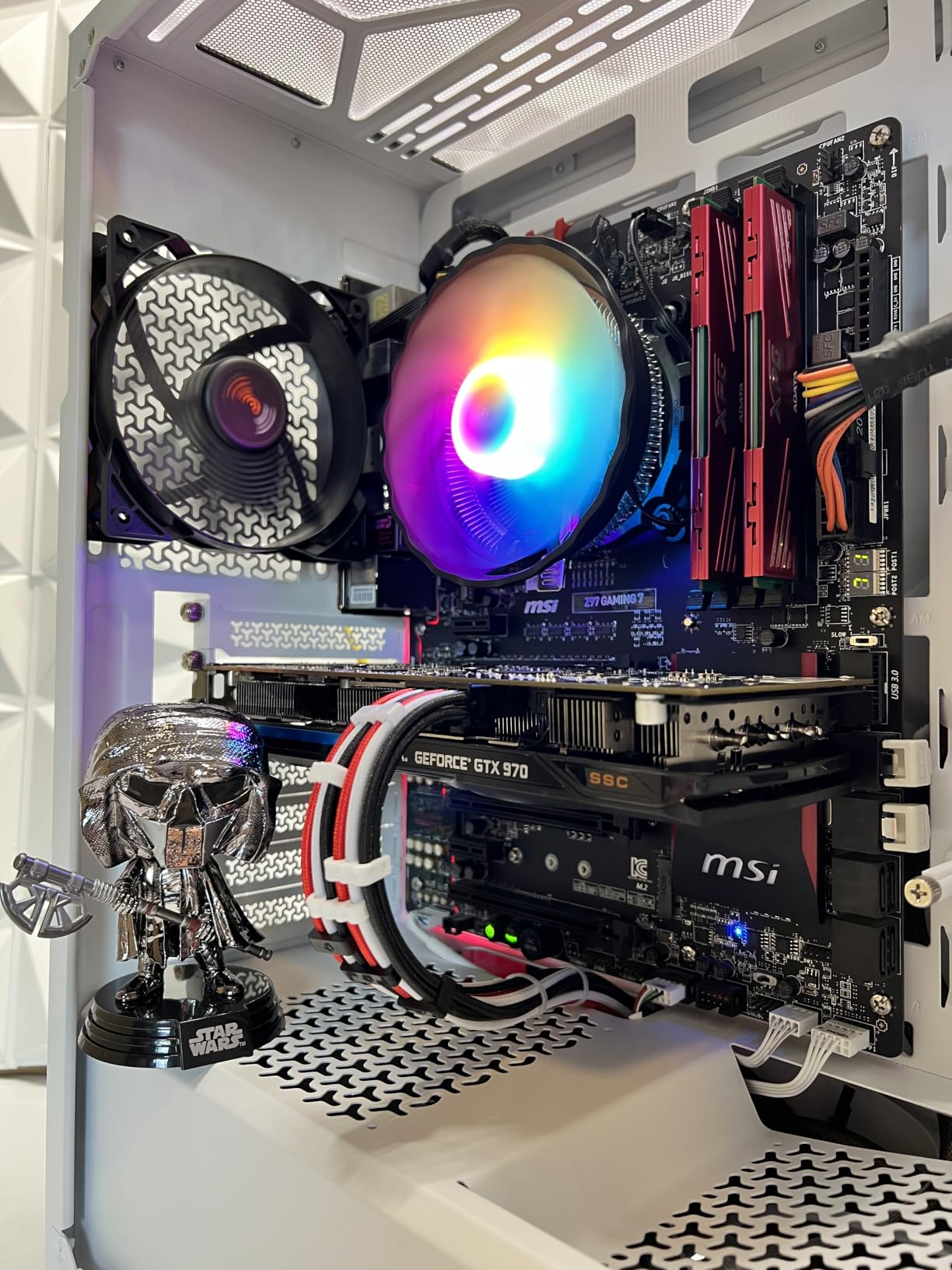 3200D RS Mid-Tower PC Case - Black | 3x RS120 PWM Fans Included, GPU Anti-sag Stabilization Arm, ASUS BTF, MSI Project Zero, Gigabyte Project Stealth customer photo 2