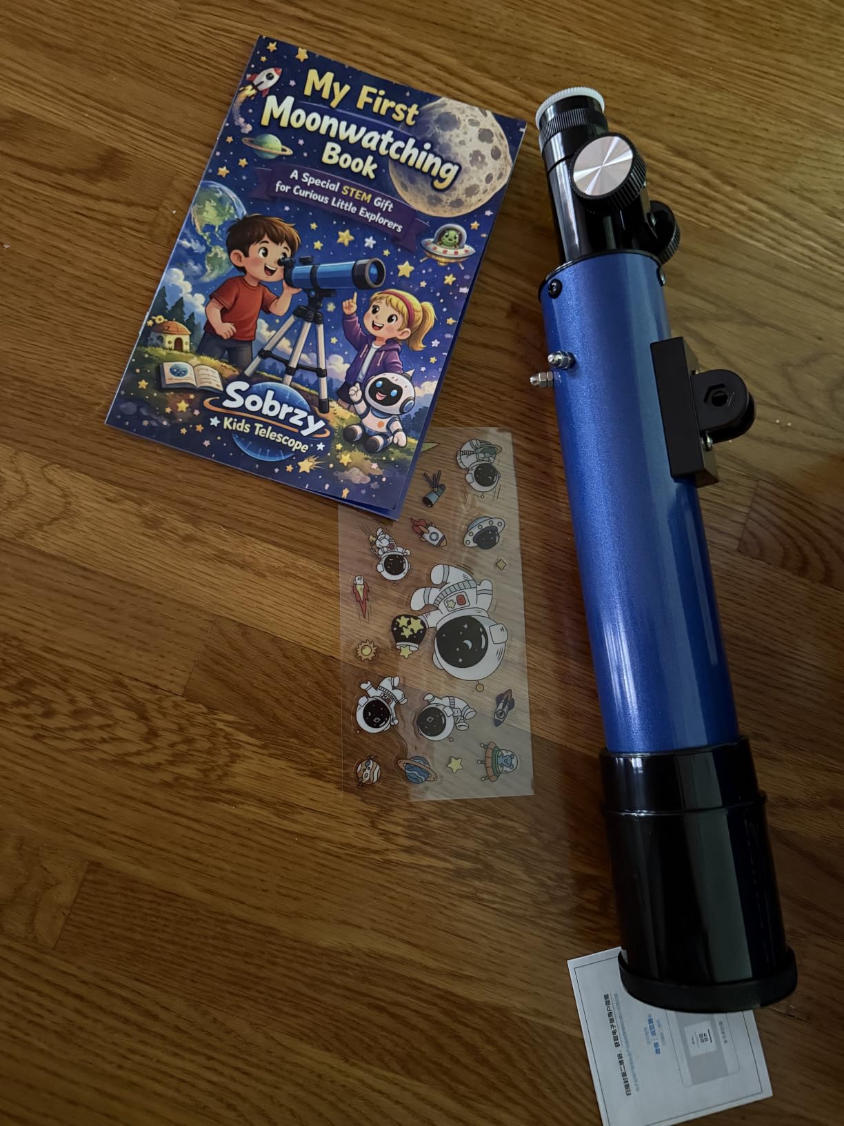 Telescope for Kids 8-12, 100x Magnification Beginner Kids Telescope | 50mm Aperture 400mm Telescope with Tripod, 2 Eyepieces & Finder Scope, Space Toys STEM Educational Gift for Boys & Girls customer photo 2