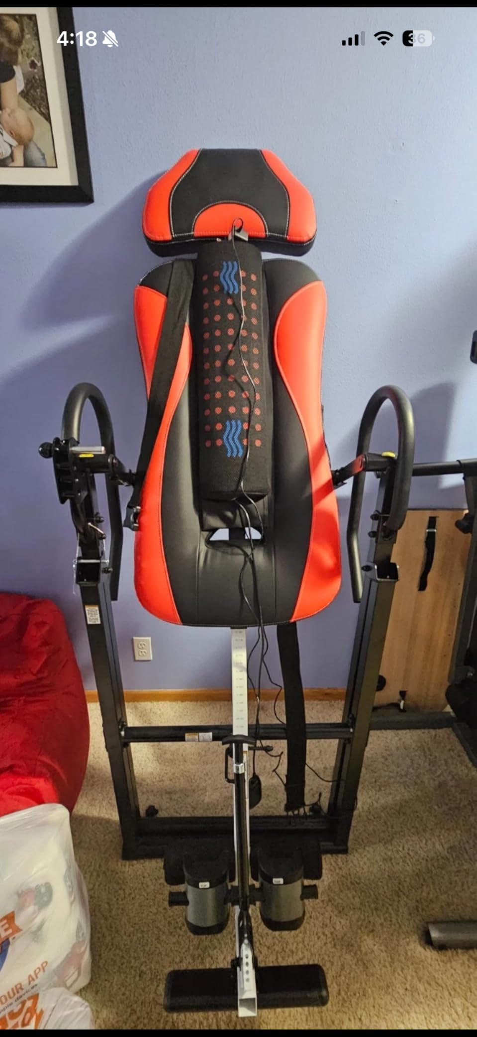 YOLEO Gravity Inversion Table for Back Pain Relief 2026 New Inversion Table customer photo 2