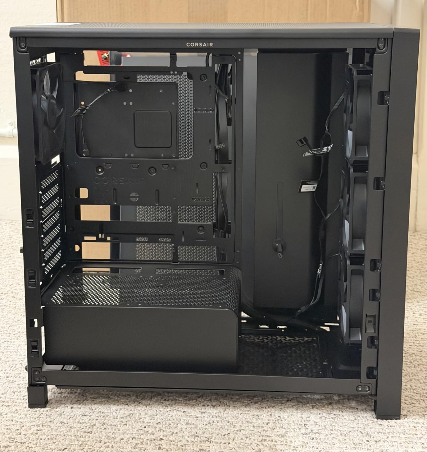 FRAME 4000D WOOD RS Modular Mid-Tower ATX PC Case - Black/Walnut customer photo 2