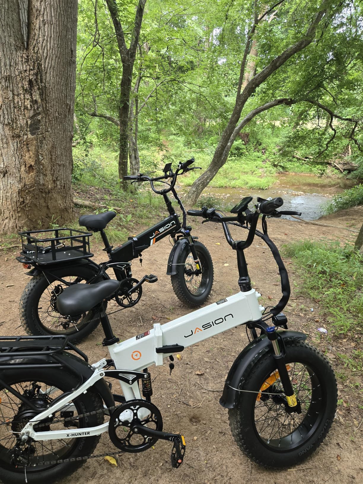 Jasion X-Hunter/ST/PRO Electric Bike for Adults, 1800W/1400W Peak 20'' Fat Tire Foldable Ebike, Folding E Bike Up to 80/70 Miles Range, 720/624WH Removable Battery, 30 MPH E Bike, Certified by UL2849 customer photo 1