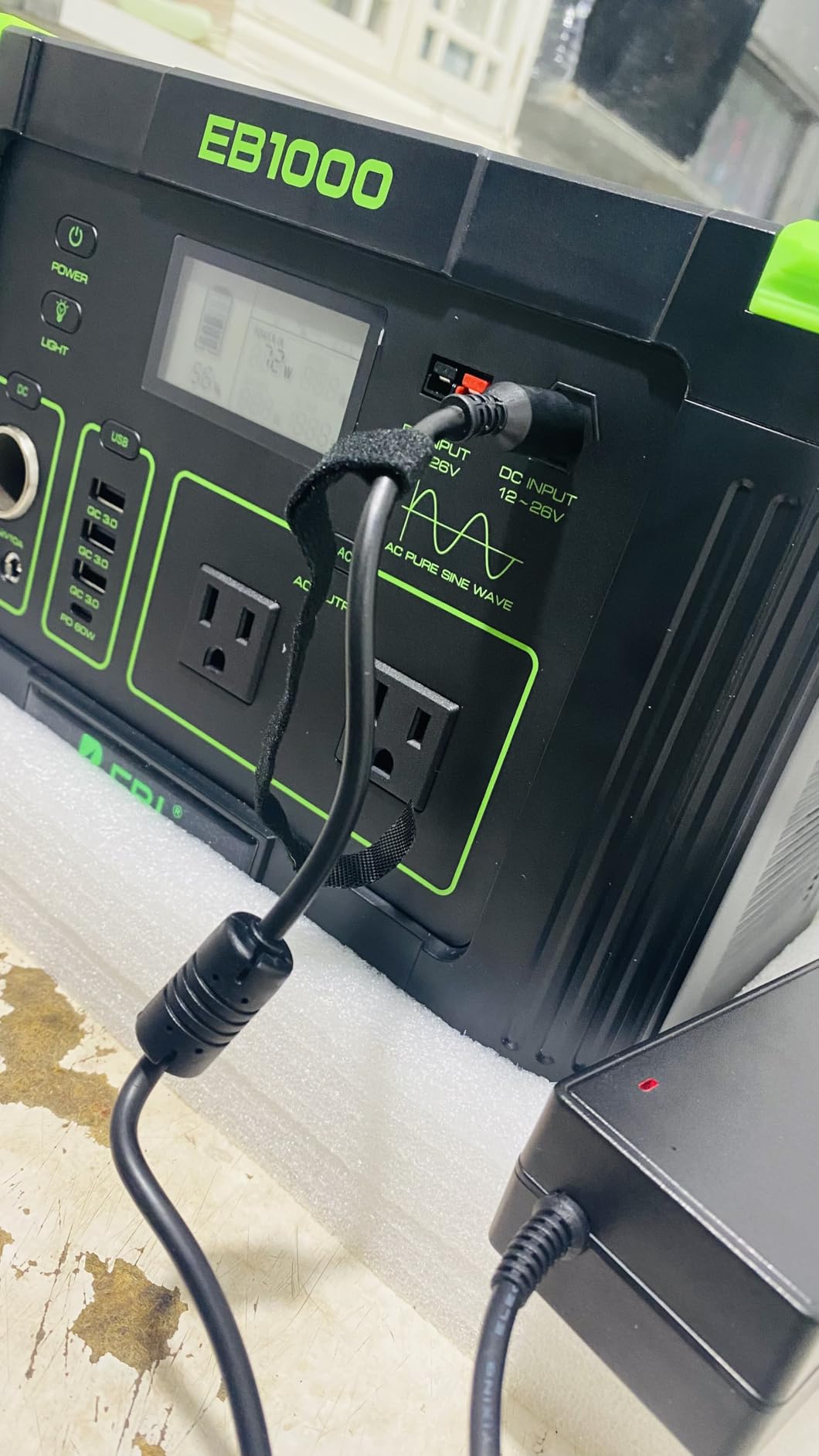 1000W Solar Generator 999Wh, GRECELL Portable Power Station | With 60W USB-C PD Output, 120V Pure Sine Wave AC Outlet Backup Lithium Battery for Outdoor Camping Travel Home (Peak 2000W) customer photo 2