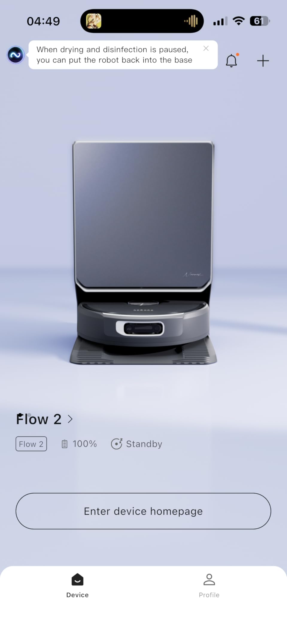 NARWAL Flow 2 Robot Vacuum and Mop Combo, 31,000Pa Suction, FlowWash Self-Cleaning Mop, AI Object Recognition, Self-Emptying & Refilling, 212°F Hot Water Mop Washing & Drying, Tangle-Free Design customer photo 1