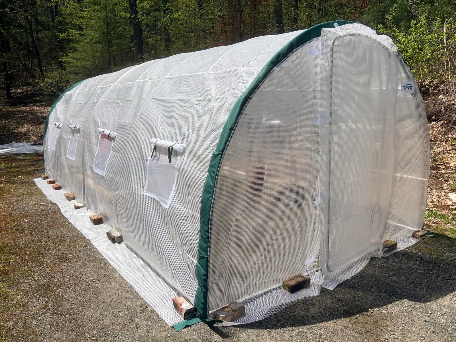 Quictent 20x10x6.6 FT Premium Greenhouse for Outdoors with 2 Door Frames | Reinforced Top Structure & Cover, Large Heavy Duty Walk-in Tunnel Hoop Green House for Garden Backyard Flower Winter, Green customer photo 2