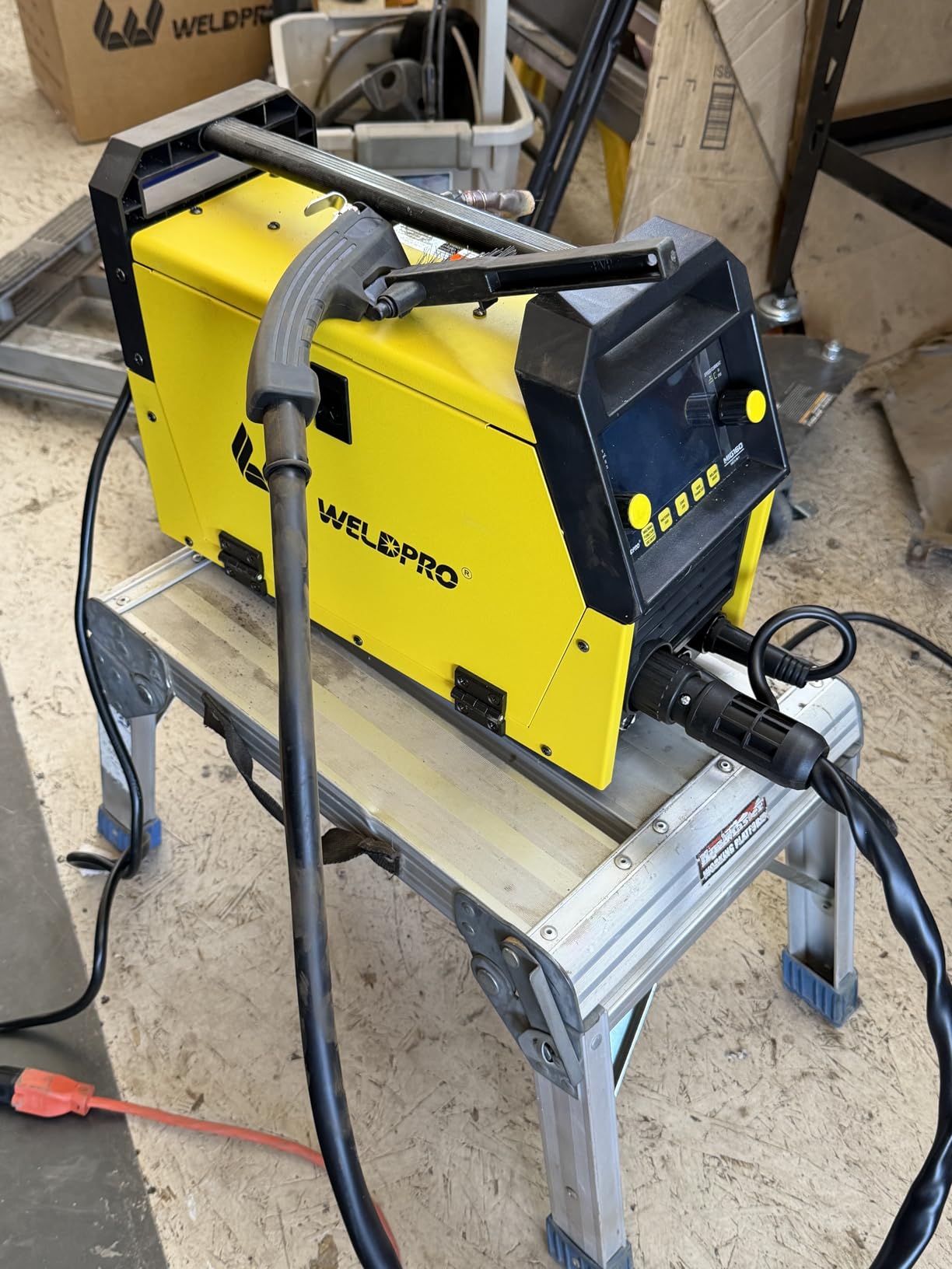 Weldpro 200 Amp MIG Welder, 110/220V 7-in-1 Manual MIG/Synergic MIG/Gasless MIG/Lift TIG/MMA/Spot/Spool Gun Aluminum Multi-process Welding Machine with Large LED Display, IGBT, 2T/4T, Spool Gun customer photo 2