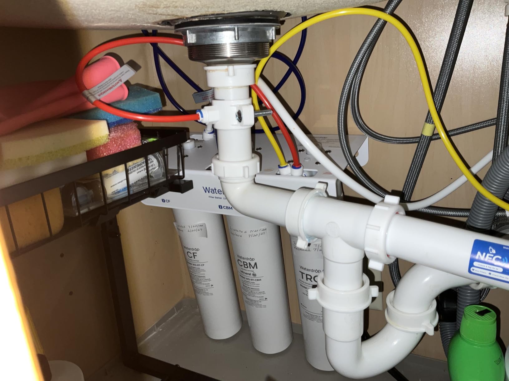 Waterdrop T3-T Remineralization Reverse Osmosis System, 220 GPD Faster Flow, No Power Needed, 7-Stage Filtration, Under-Sink RO Water Filter, NSF/ANSI 372 Certified, 2:1 Pure to Drain, Easy Installation customer photo 2
