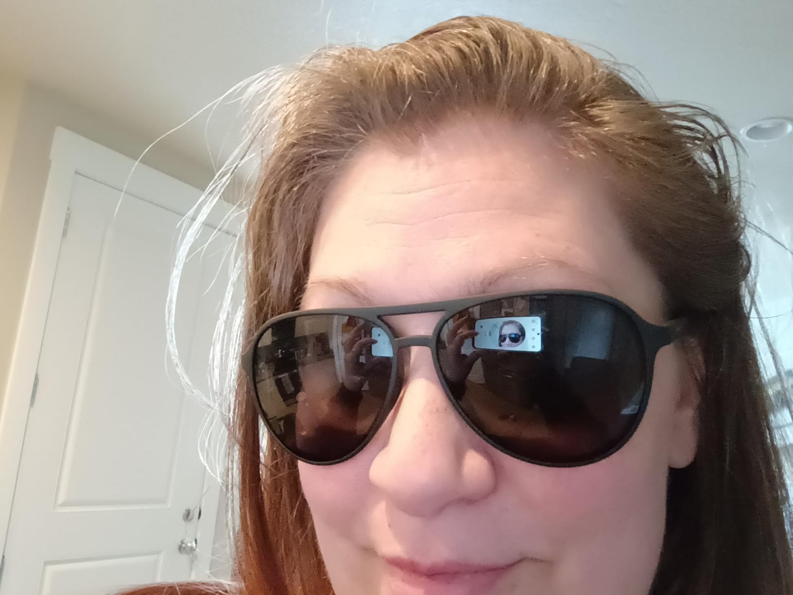 Mach G Polarized Sunglasses Women & Men | Large Sized, Aviator Frames, UV400, Non-Reflective/Mirrored Lenses, No Slip, Multi Colors customer photo 2