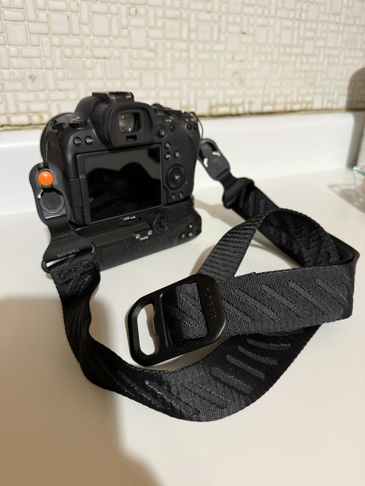 TARION Quick Release Magnetic Camera Neck Strap Magislide | Four Dyneema Cord Safety Anchors, 110 lb Load Capacity, 33-56 inches Adjustable, for DSLR SLR Mirrorless Cameras customer photo 2