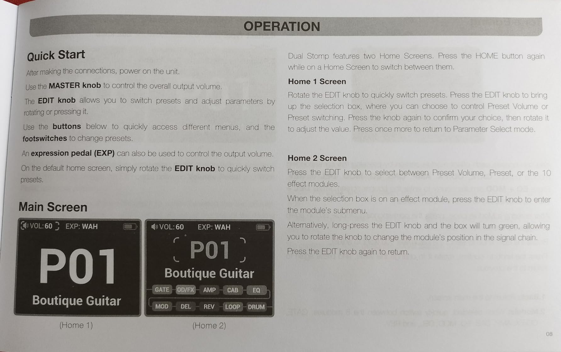 SORAN Dual Stomp Multi Effects Guitar Pedals customer photo 1