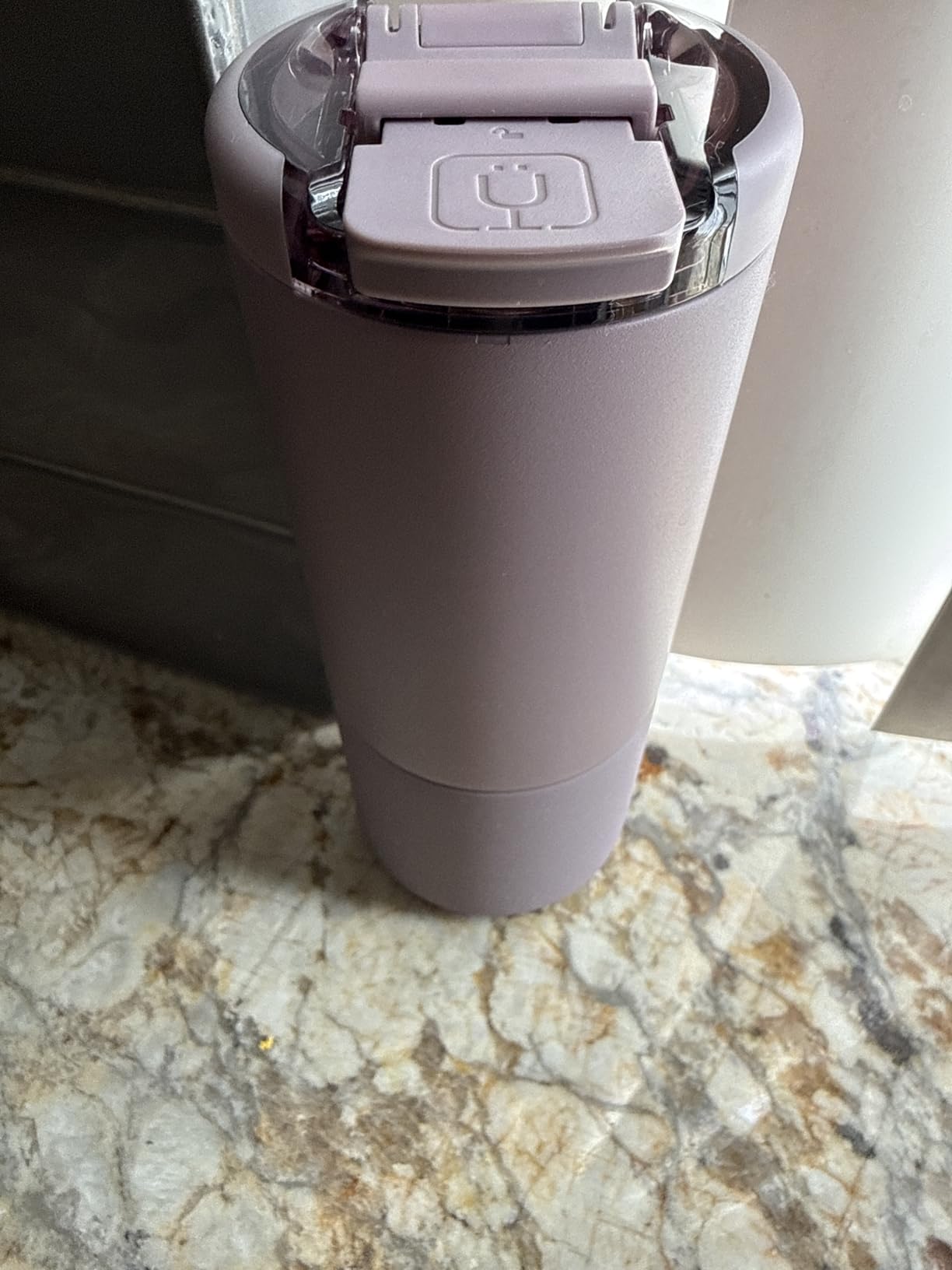 Strova 18oz 100% Leakproof Insulated Coffee Mug | Ceramic-Lined Interior | Built-In Silicone Sleeve for Travel | Locking Flip Lid (Matte Black) customer photo 1