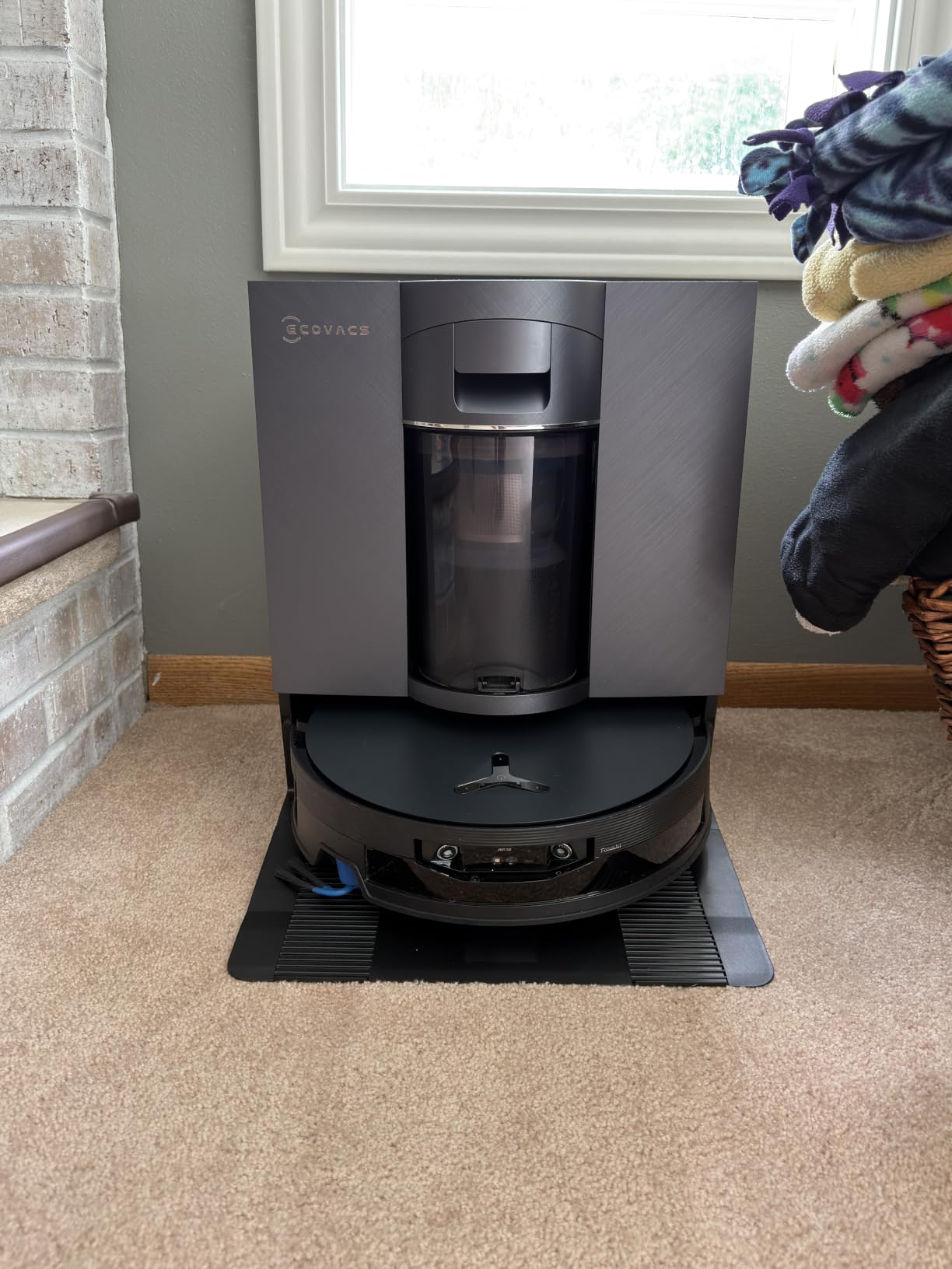 DEEBOT X12 OMNICYCLONE Robot Vacuum, FocusJet Pre-Spray Roller Mop, 22000Pa BLAST Suction, Instant Self-Washing Roller, Auto Carpet Shield, Bagless Station, ZeroTangle, PowerBoost Charging customer photo 1