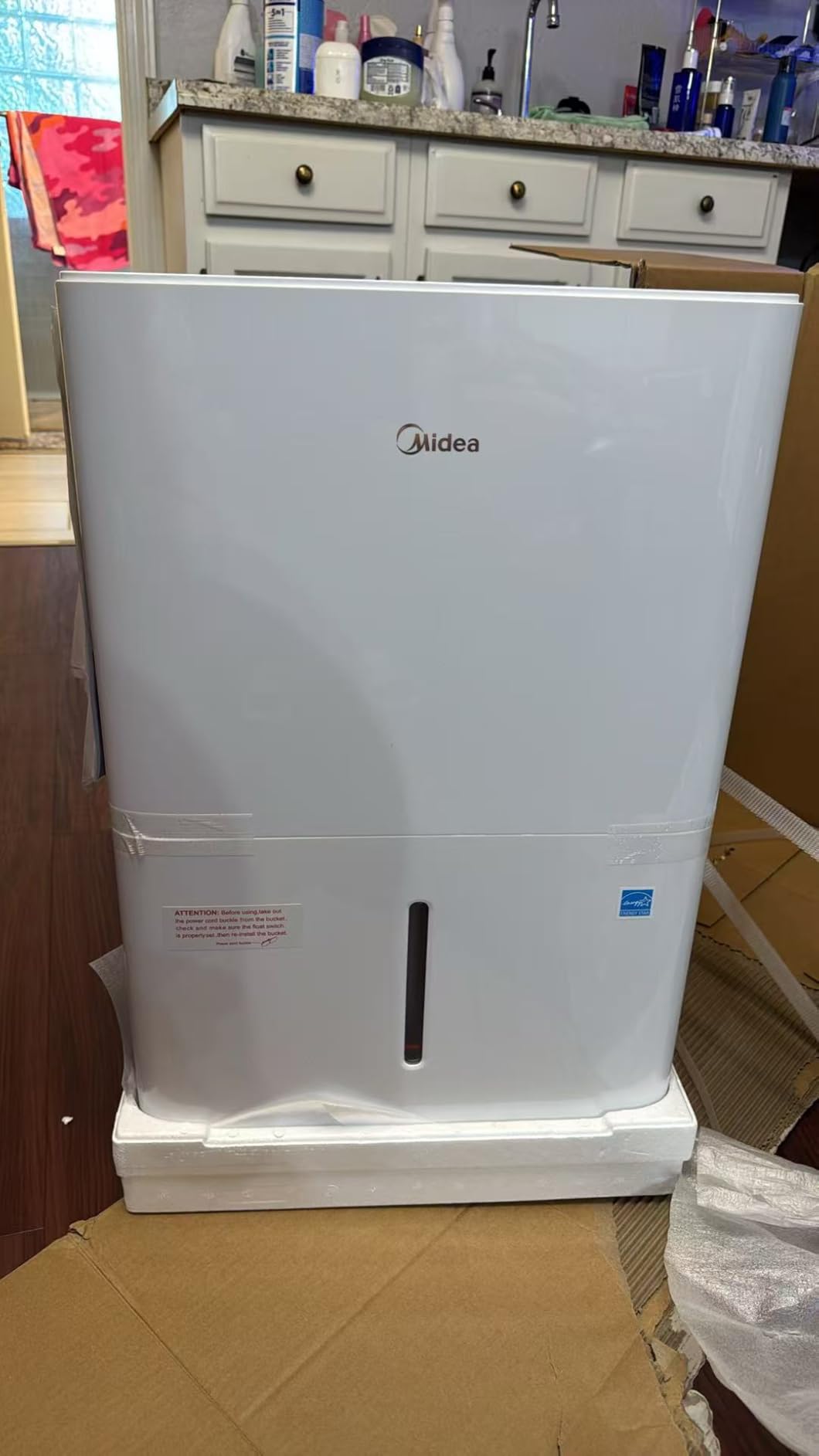 Midea 50 Pint Dehumidifier for Basement, 4,500 Sq. Ft, Energy star customer photo 2