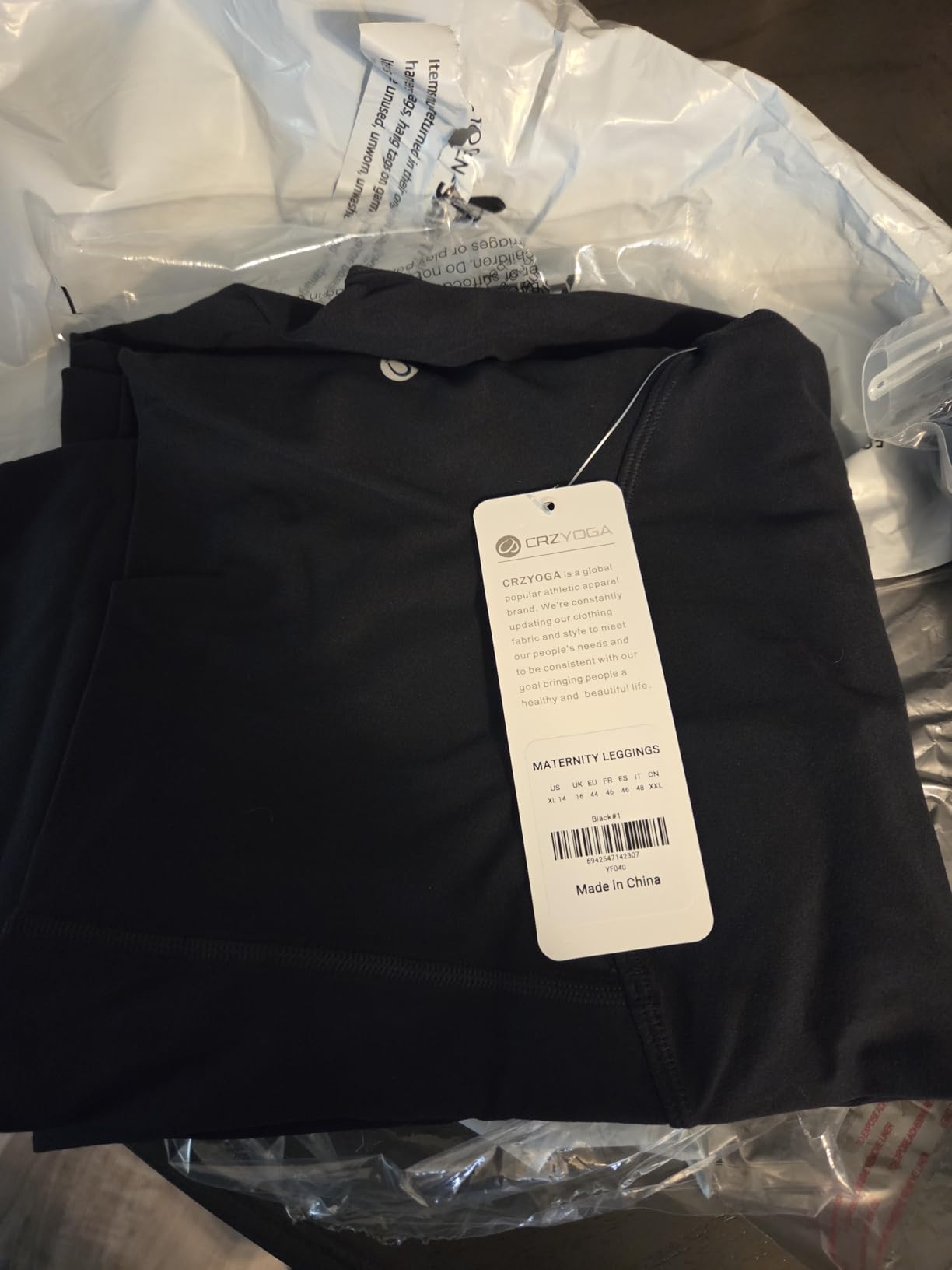 CRZ YOGA Maternity No Front Seam Legging 25