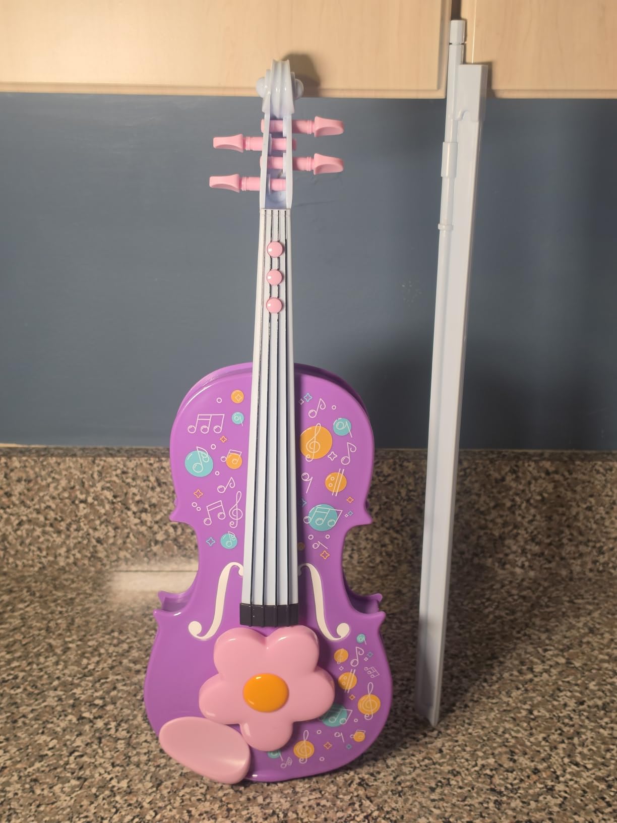 Sealive Kids Electronic Violin Toy with Bow, 17 Inch Music Instrument | for Kids Ages 2+, Soft Simulated Bowing Surface, Built-in Songs, Auto Play & Tremolo Modes, Musical Gift for Girls Boys customer photo 2